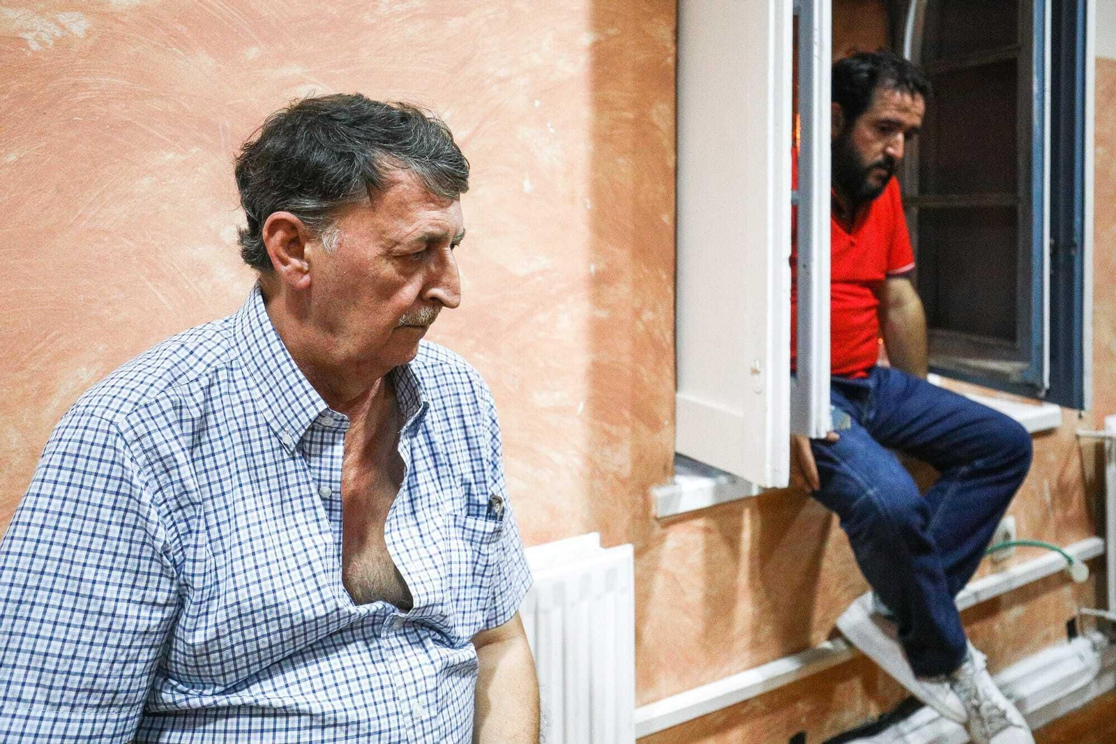 Ambiente en camerinos