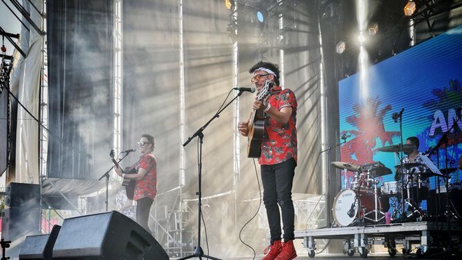 Antílopez, durante una de sus actuaciones.