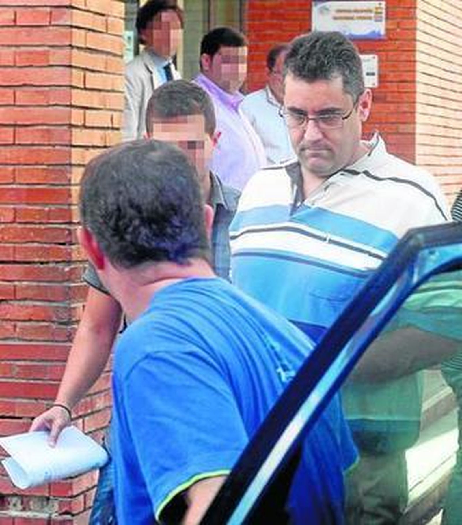 Javier López Luna, el día de su salida de prisión.