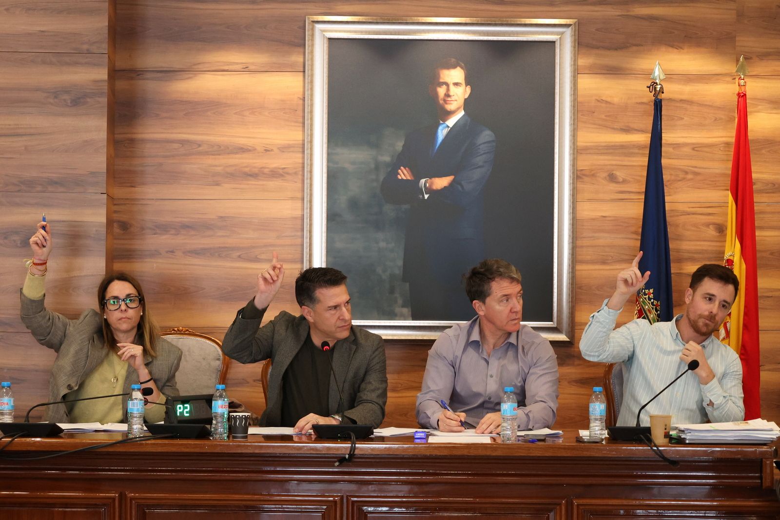 Imagen del pleno de Torrox del mes de febrero