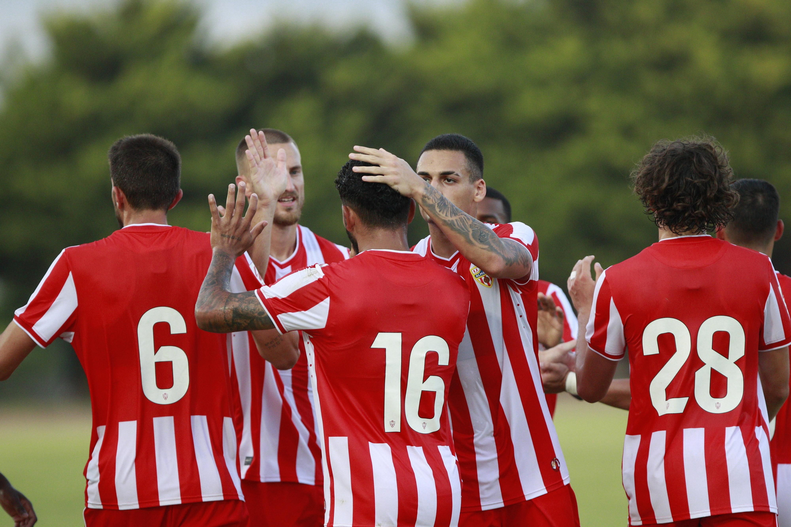 Imágenes del amistoso El Ejido-U.D. Almería