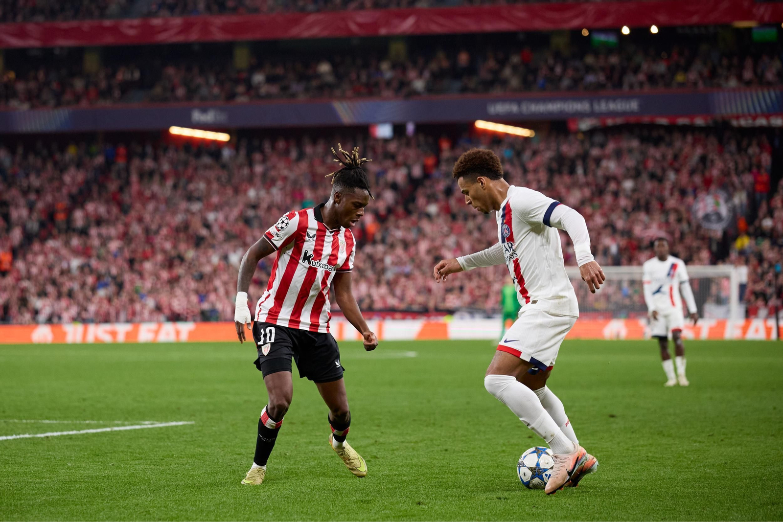 El Athletic Club-PSG, en imágenes