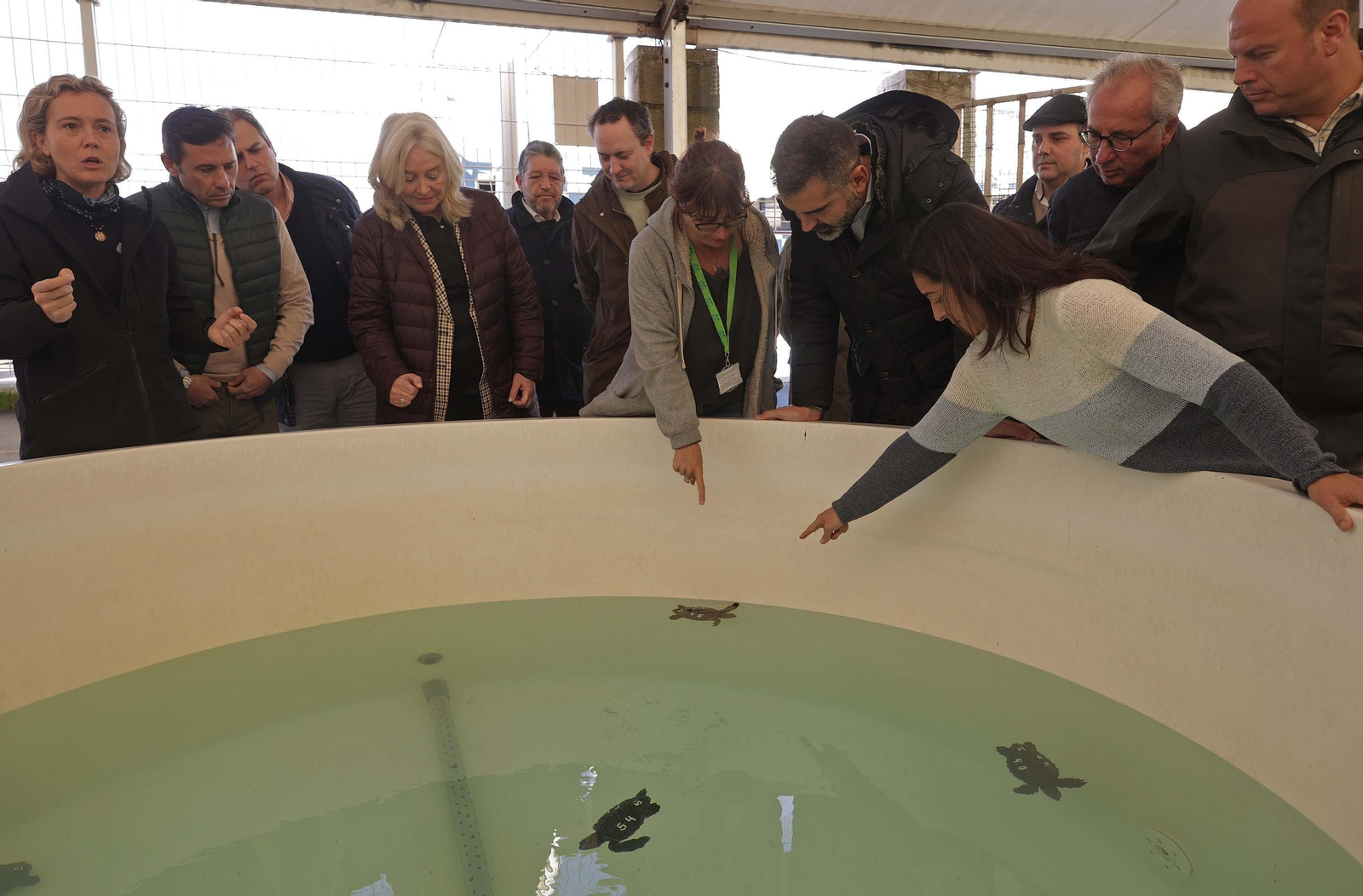 La visita de Ramón Fernández Pacheco al Cegma de Algeciras, en imágenes