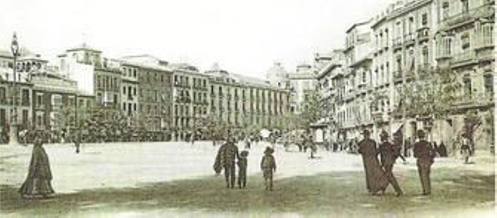 Puerta Real, tal y como pudo contemplarla Virginia Woolf durante sus viajes a nuestra ciudad.