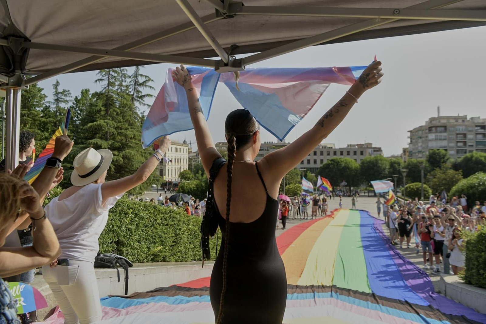 El pregón de Jedet y la marcha del Orgullo en Granada, en imágenes