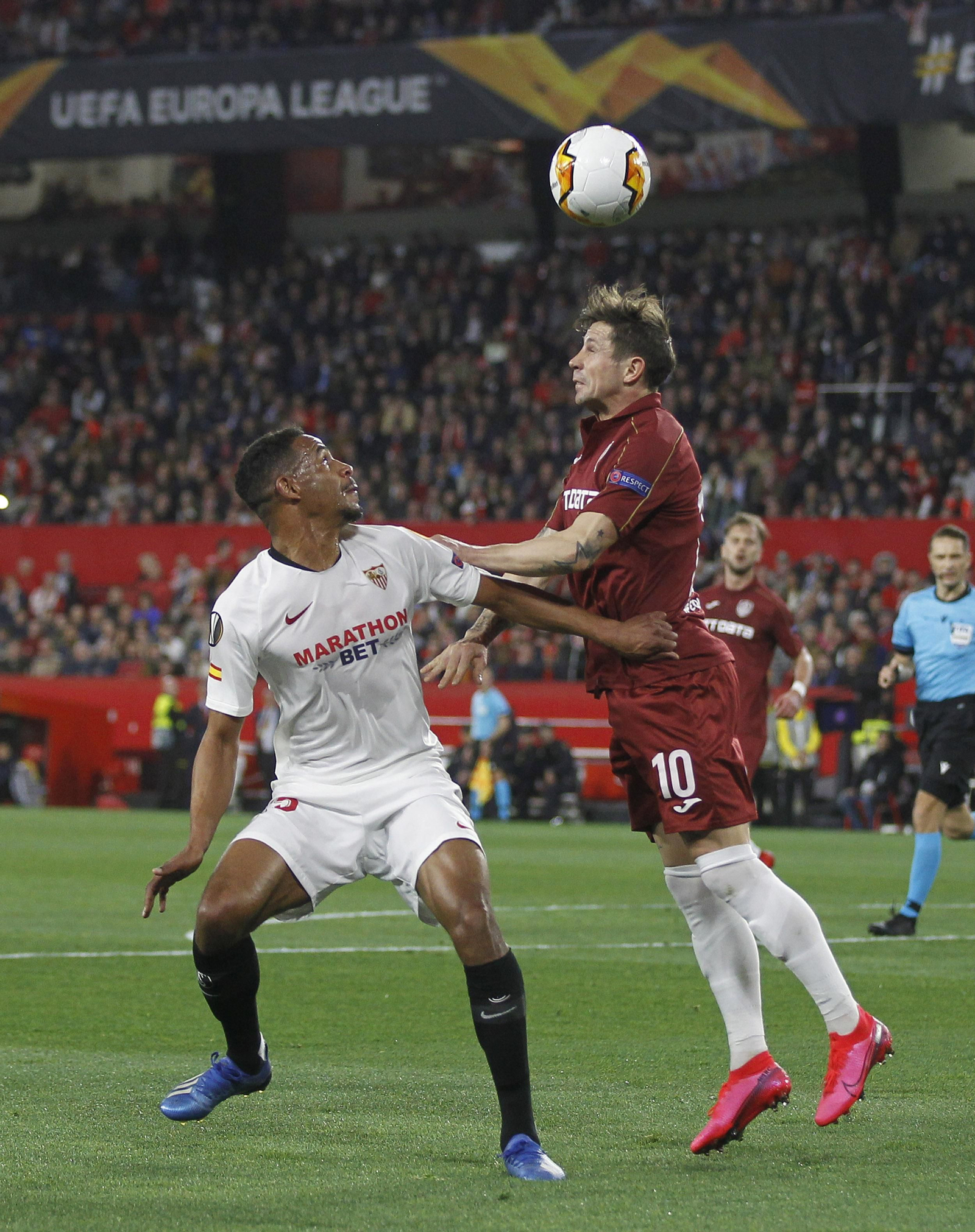 Las imágenes del Sevilla FC- CFR Cluj