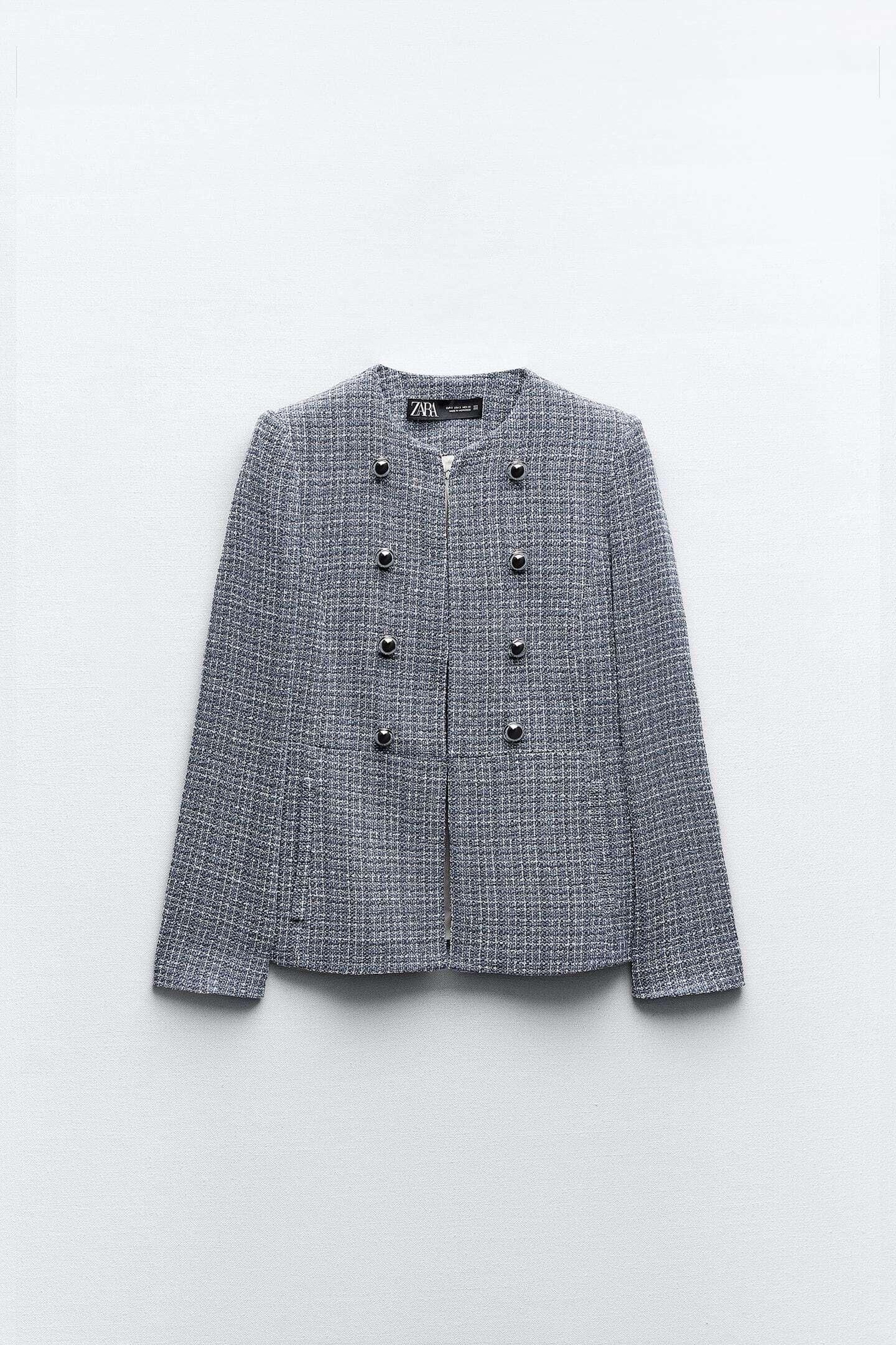 Chaqueta de mezclilla de Zara.