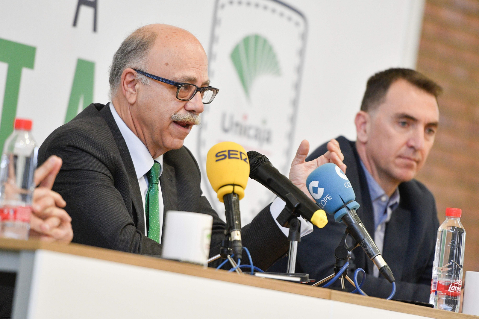 Eduardo García, en el acto de la inauguración del Aula Abierta.