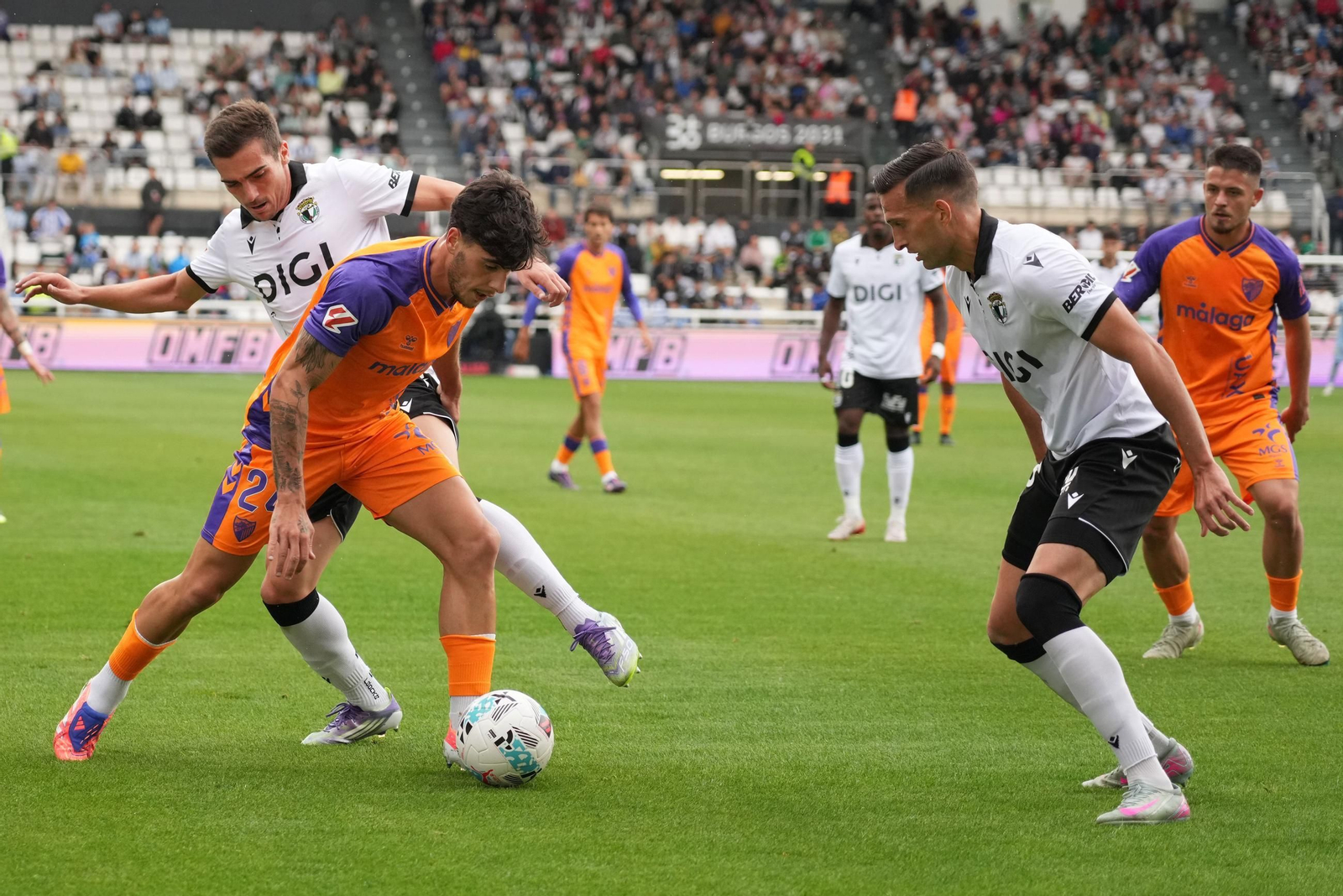 Las fotos del Burgos-Málaga CF