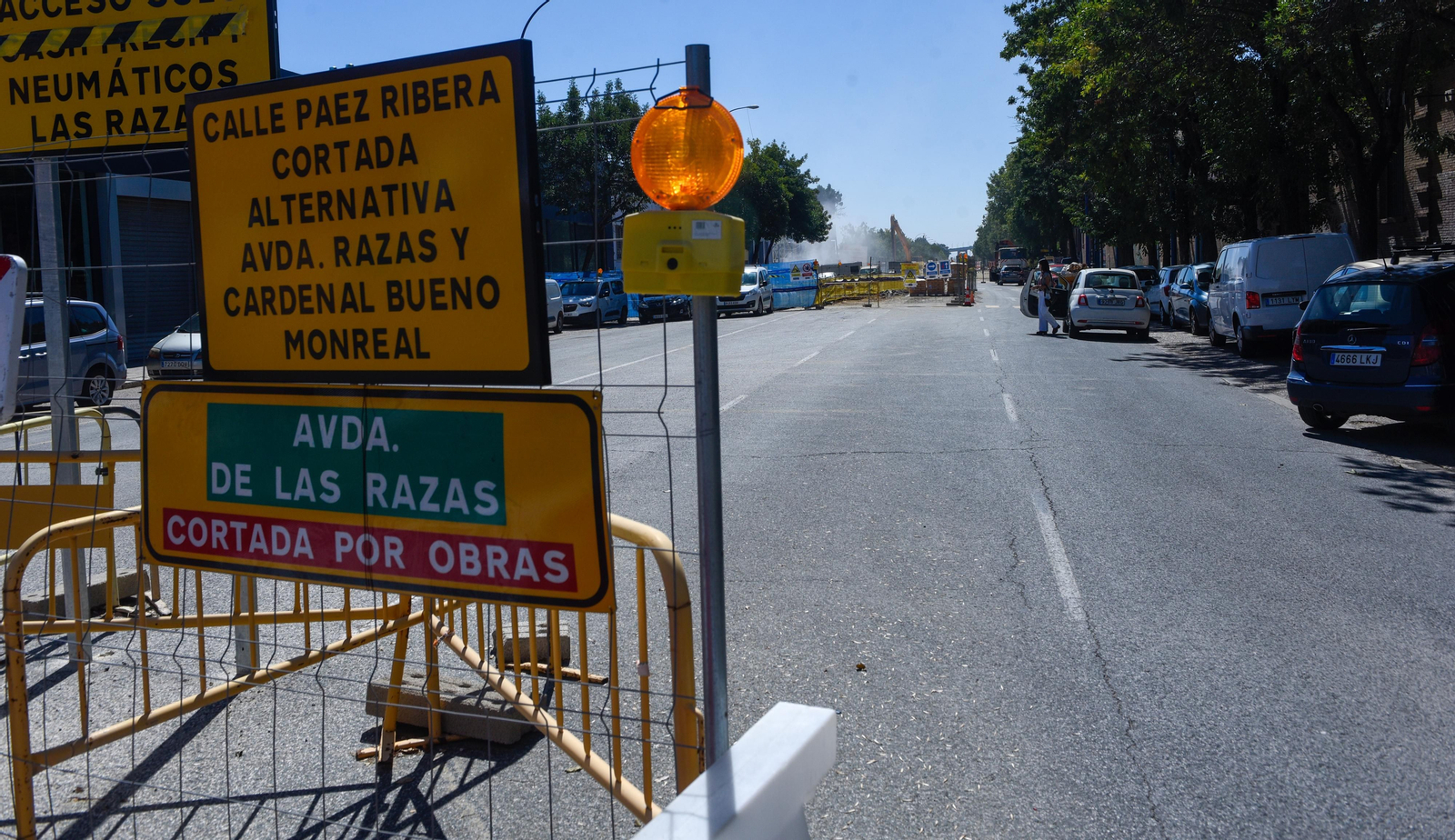 Imágenes de la Avenida de La Raza, a poco más de una semana para su reapertura