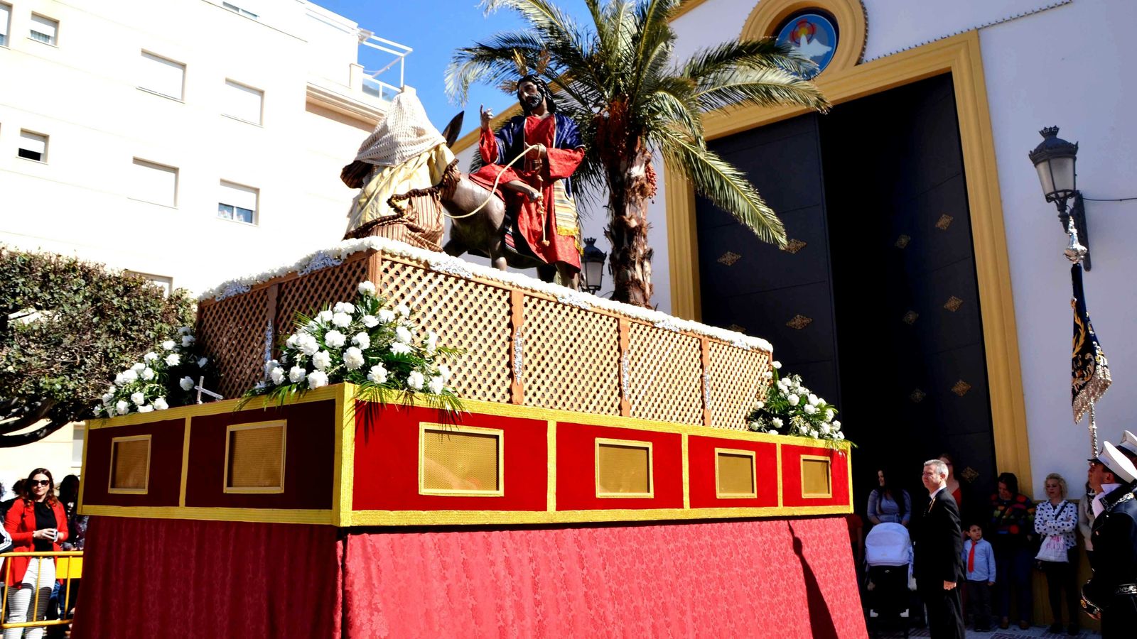 Procesión de La Borriquita, en El Parador