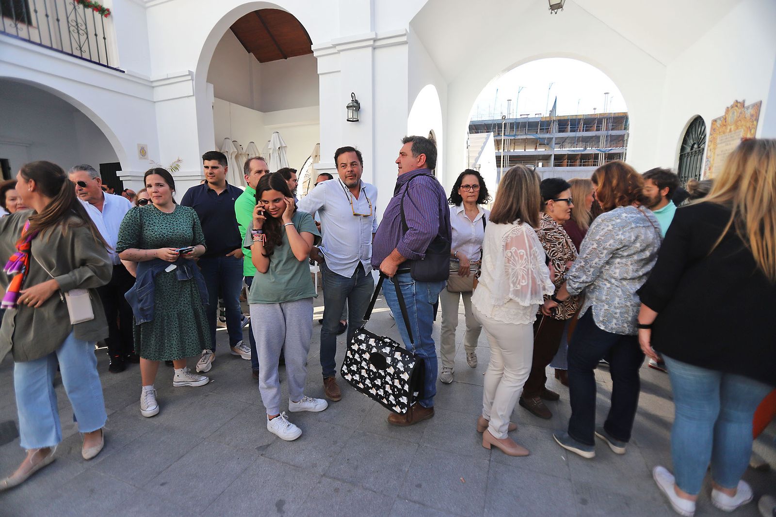 Imágenes del ambiente en las votaciones de la Hermandad del Rocío de Huelva