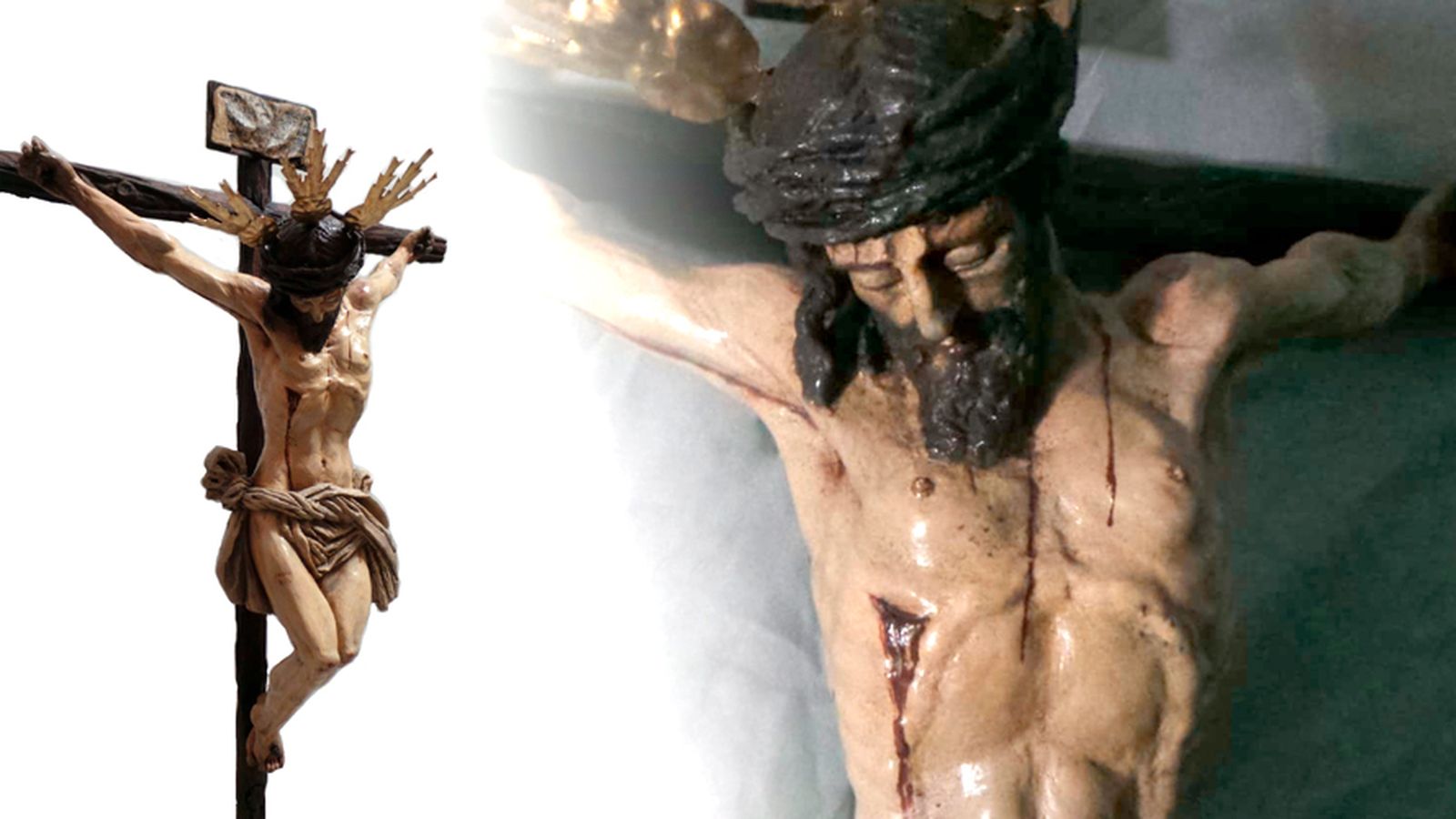 Réplica en miniatura del Cristo del Calvario