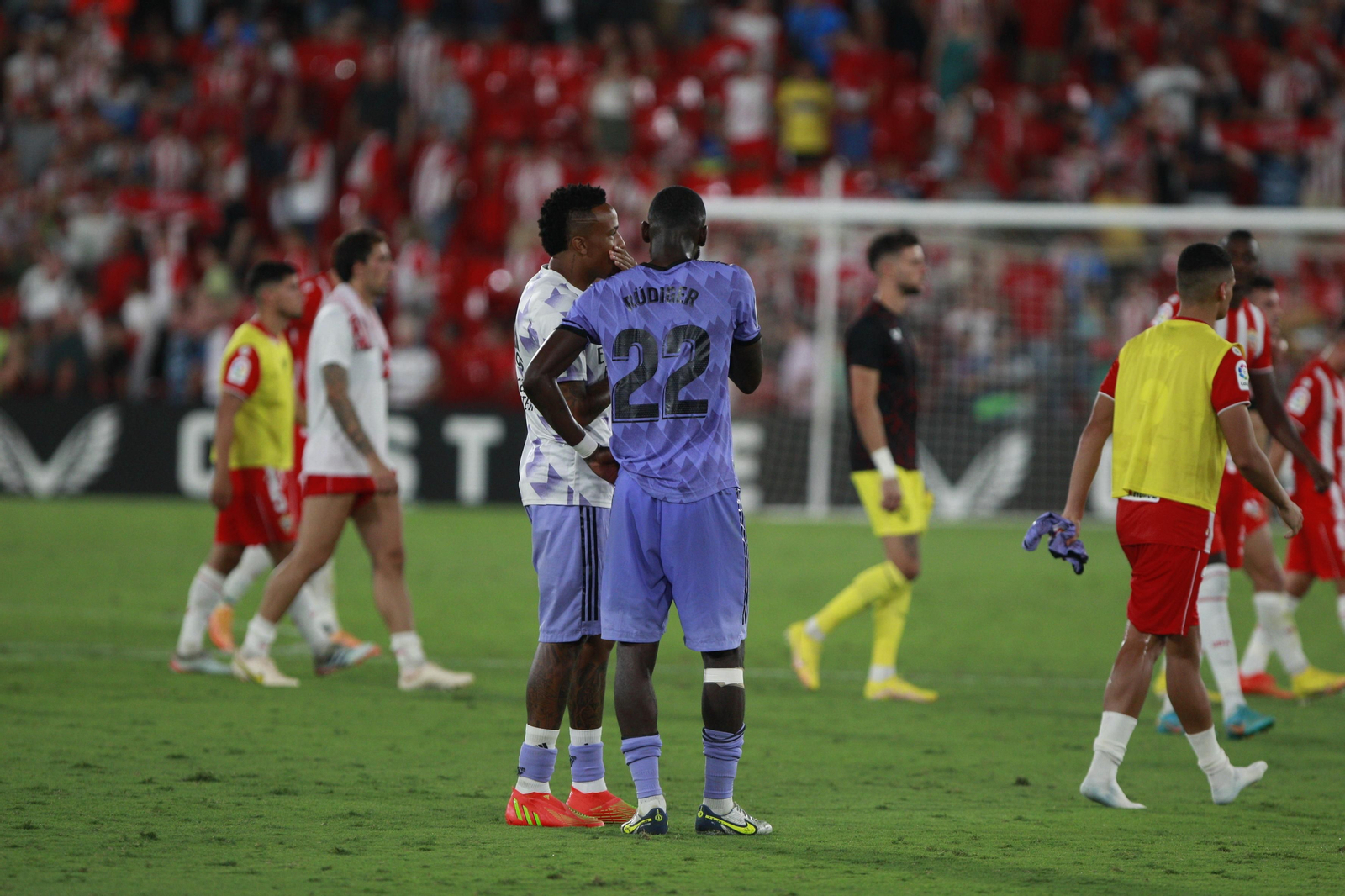 Imágenes del partido U.D. Almería-Real Madrid C.F. de la Liga Santander