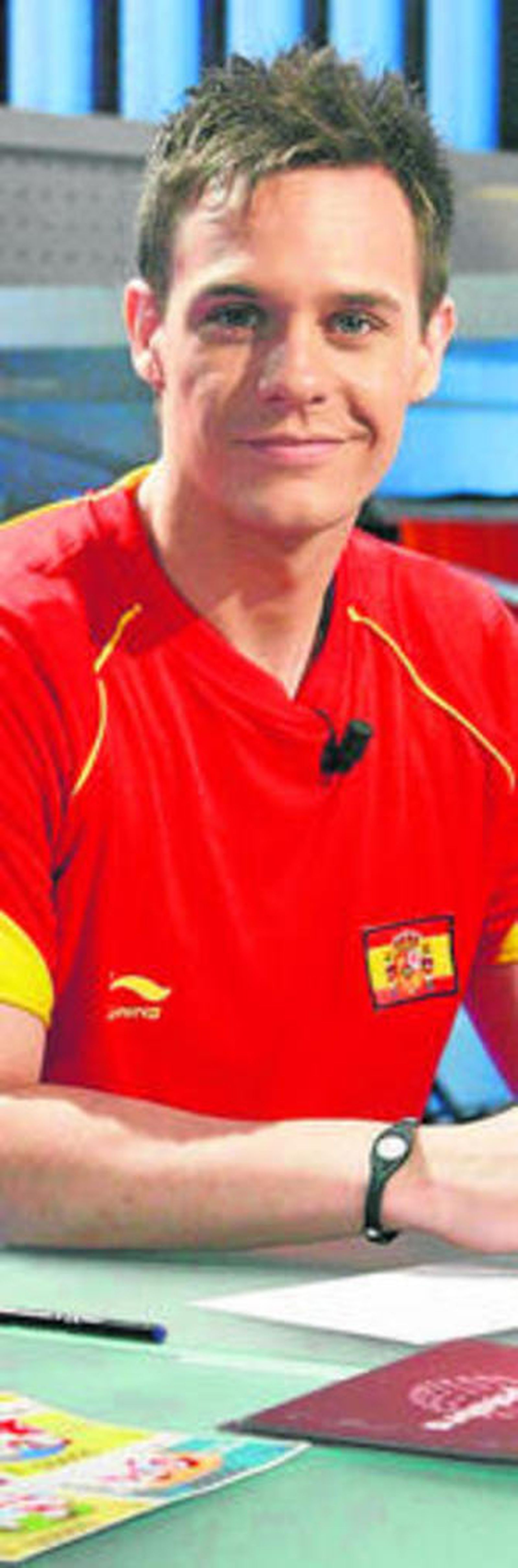 Christian Gálvez con la selección.