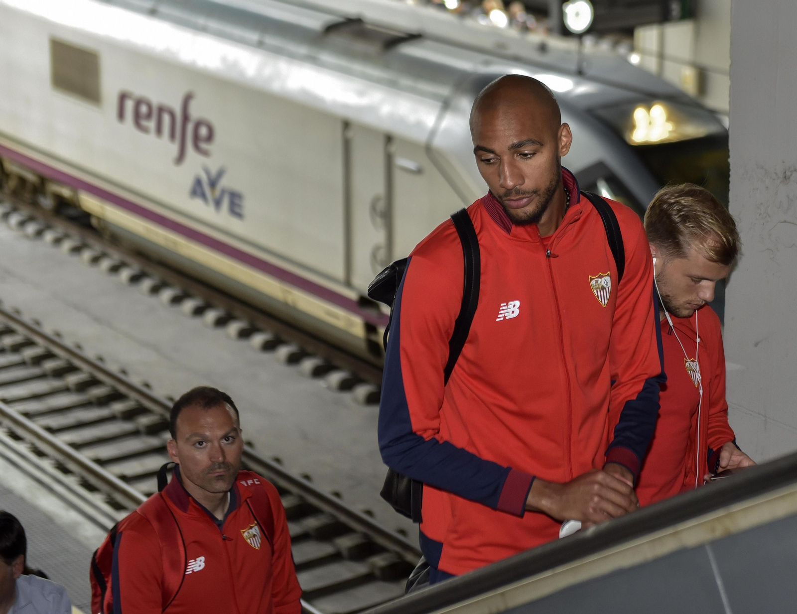 Las imágenes de la llegada del Sevilla