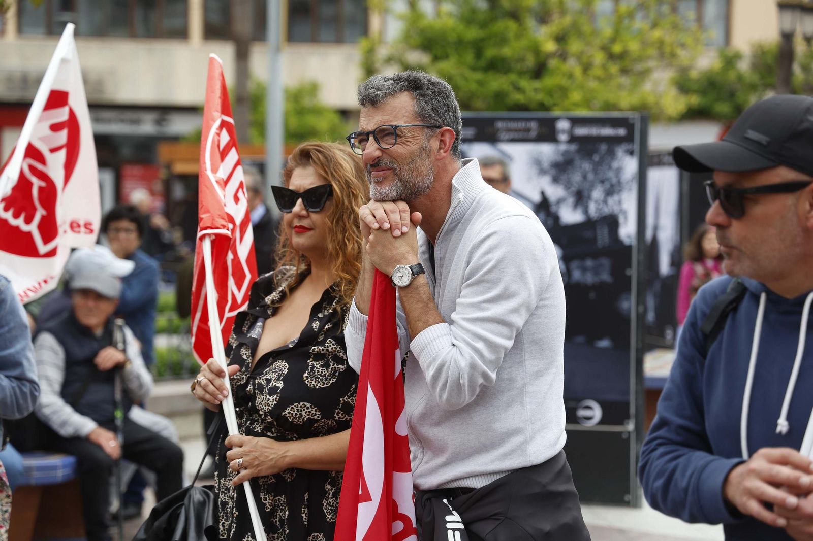 Fotos de la manifestación del Primero de Mayo en Algecira