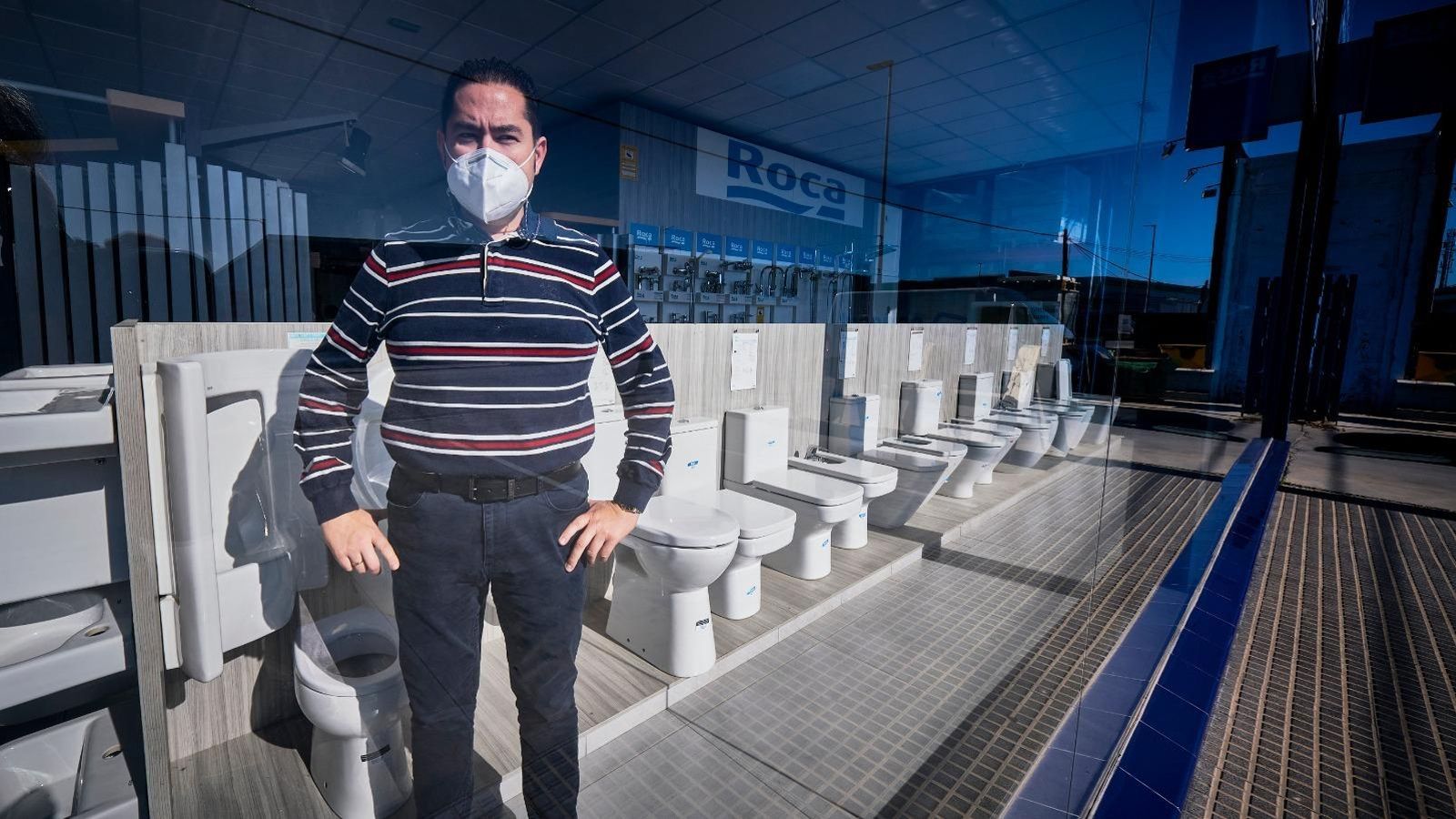 Jesús García, gerente de la empresa de materiales de construcción ‘Hermanos García Pavón’.