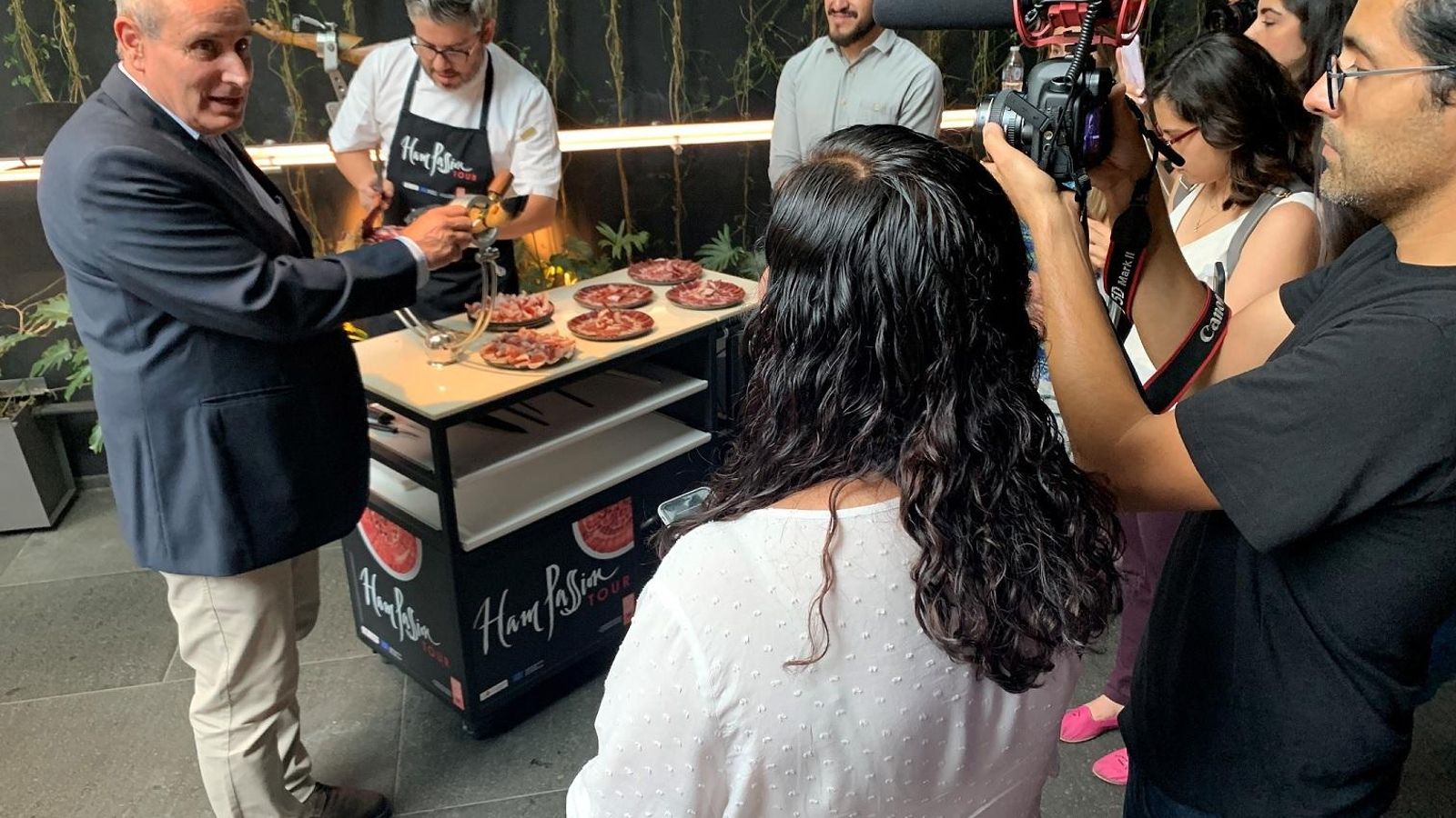 El presidente de Asici, en un acto promocional de la campaña anterior.