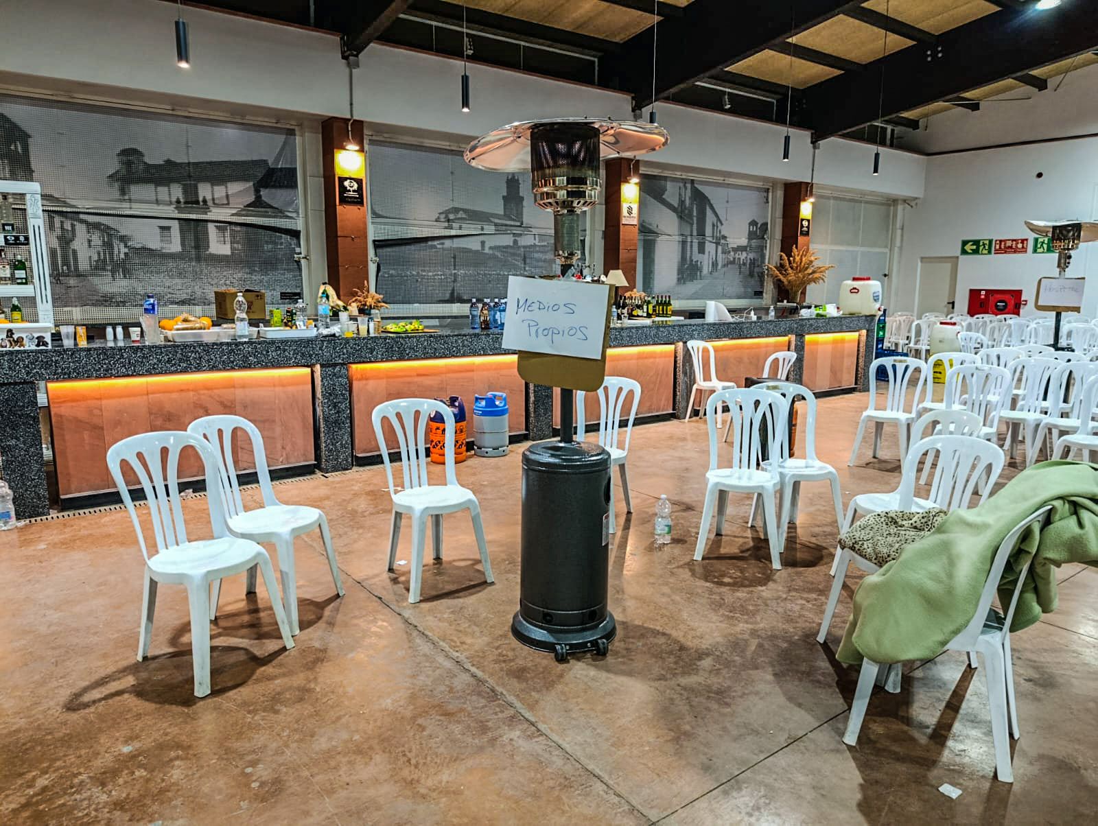 Fotografías del Hospital de campaña habilitado en Adamuz tras el accidente de tren