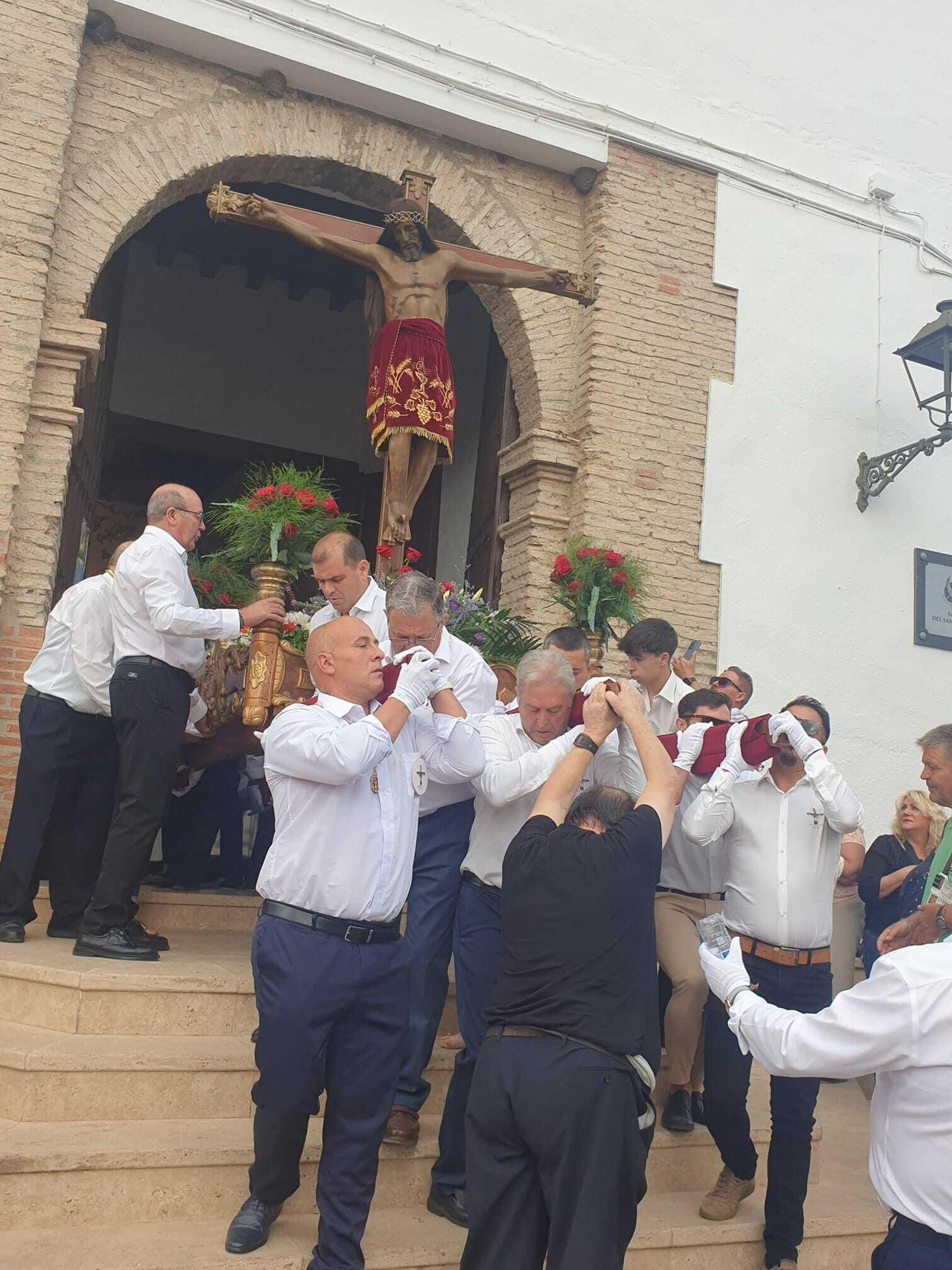 La procesión del Cristo del Bosque de Bacares, en imágenes