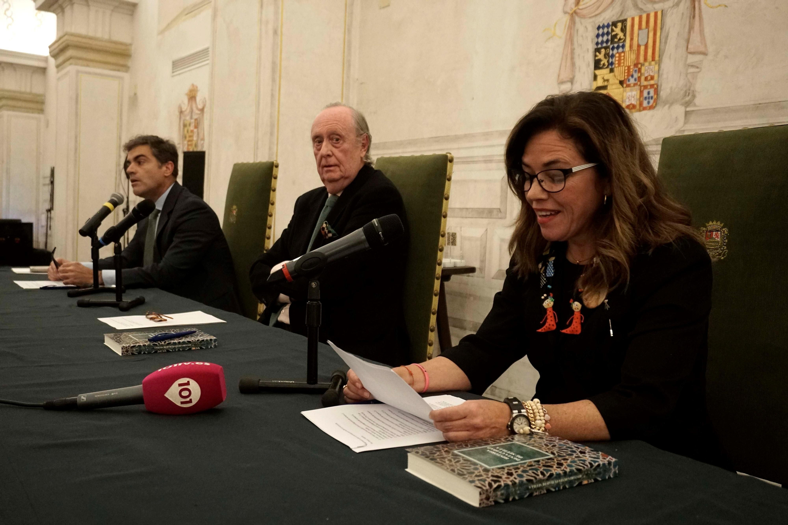 Un momento de la presentación del libro.