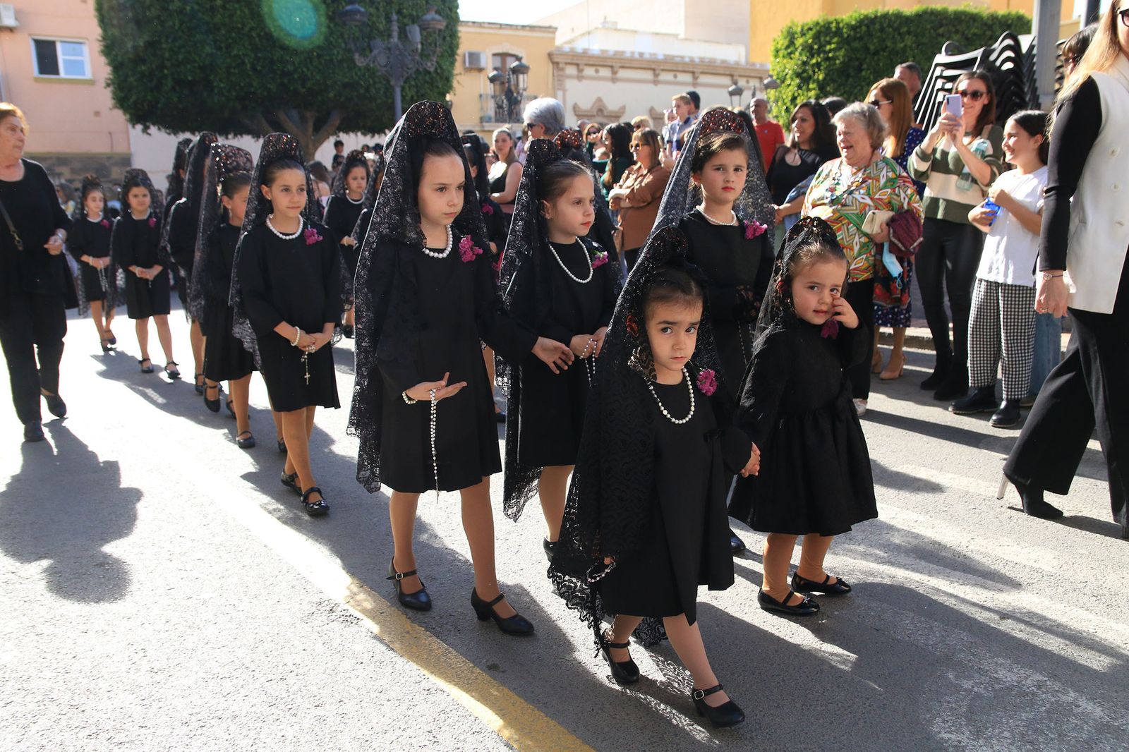 La procesión infantil de La Estrella de Viator