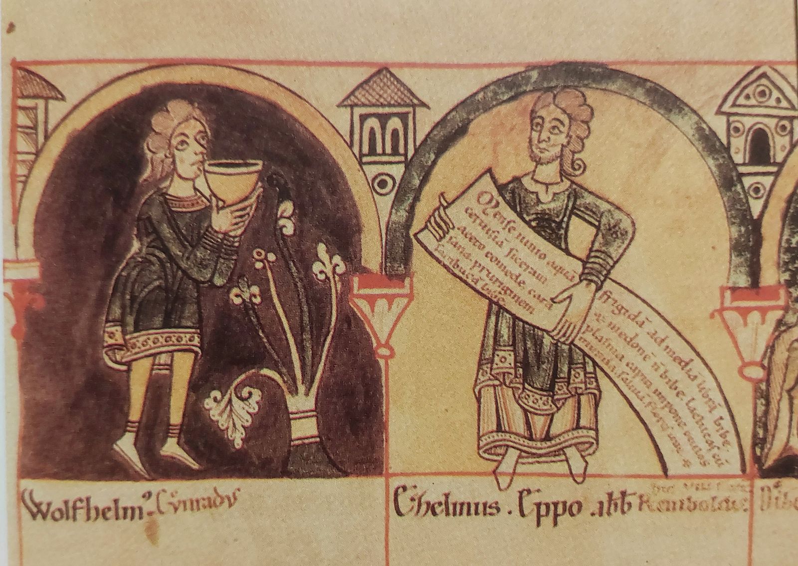 Grabado del siglo XII sobre la cerveza.