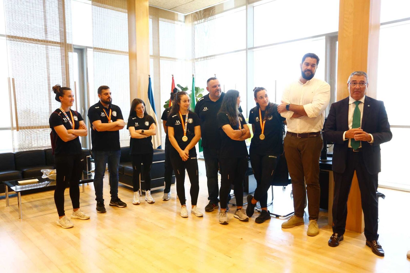 La recepción al Costa del Sol en la Diputación, en fotos