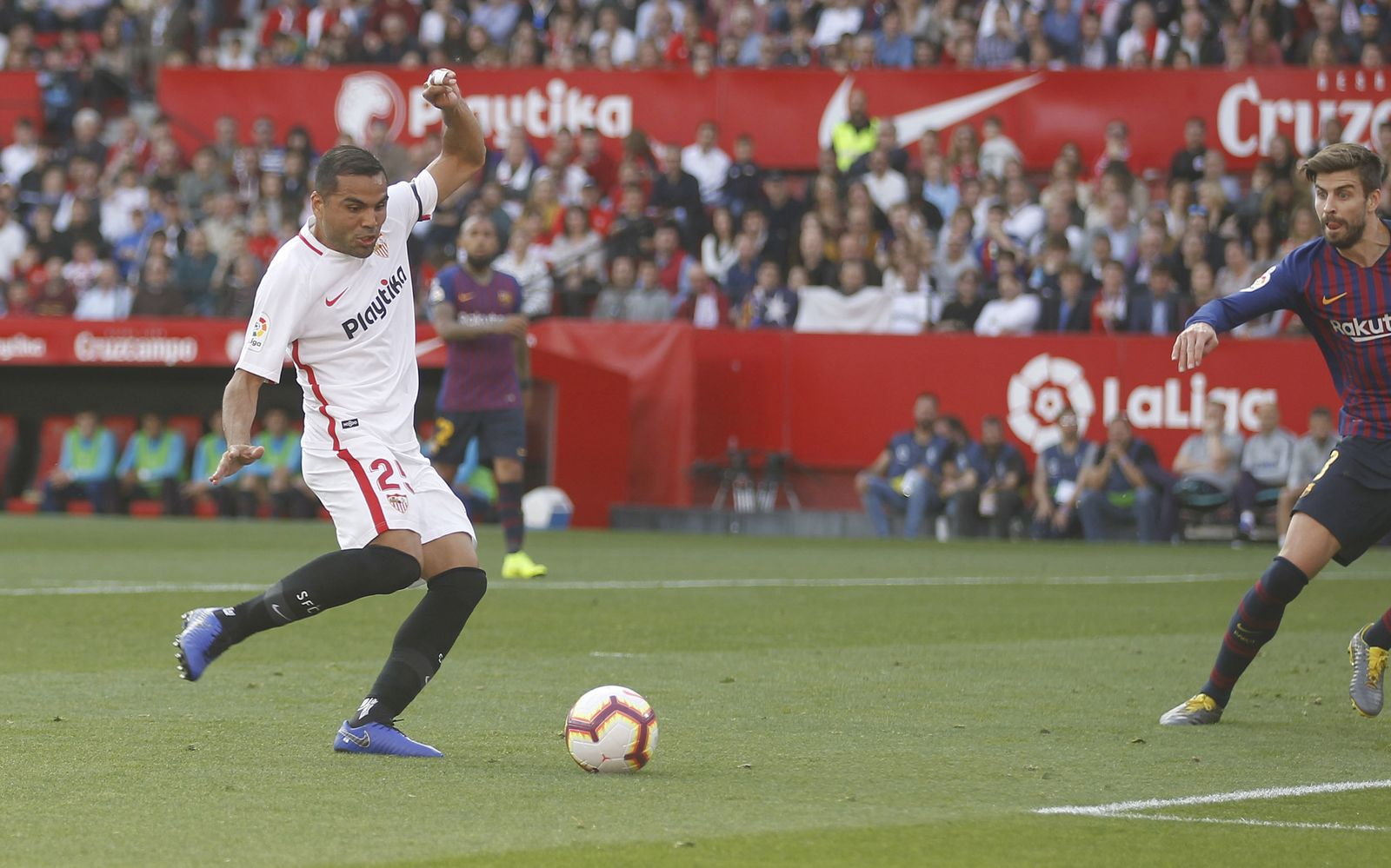 El Sevilla-Barcelona, en imágenees