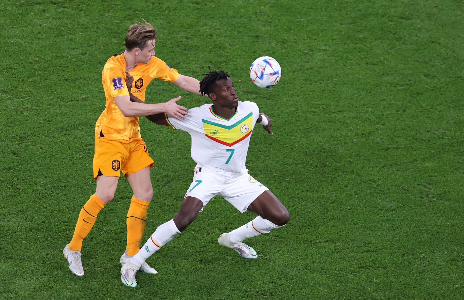 Las imágenes del Senegal - Países Bajos