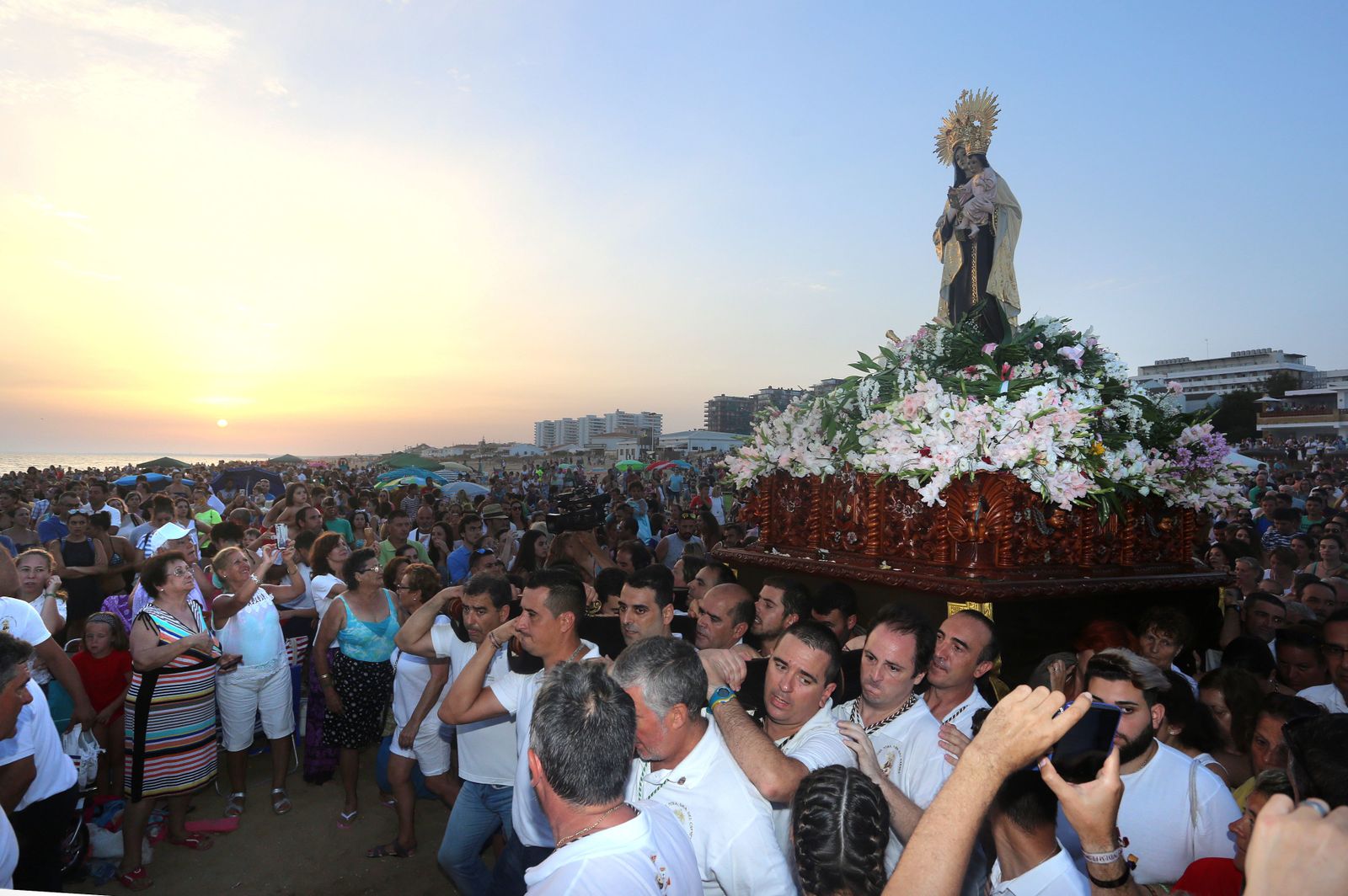 Procesión de la Virgen del Carmen en Punta Umbría