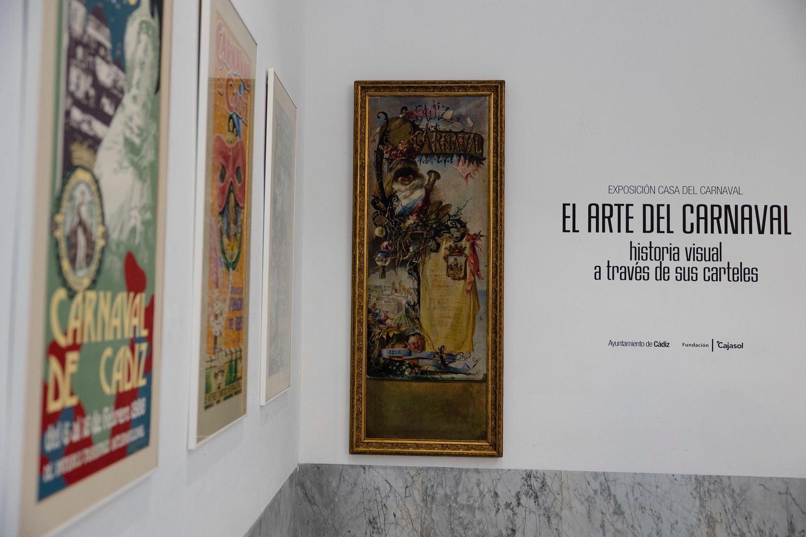 Galería de imágenes de las exposiciones inauguradas en la Casa del Carnaval