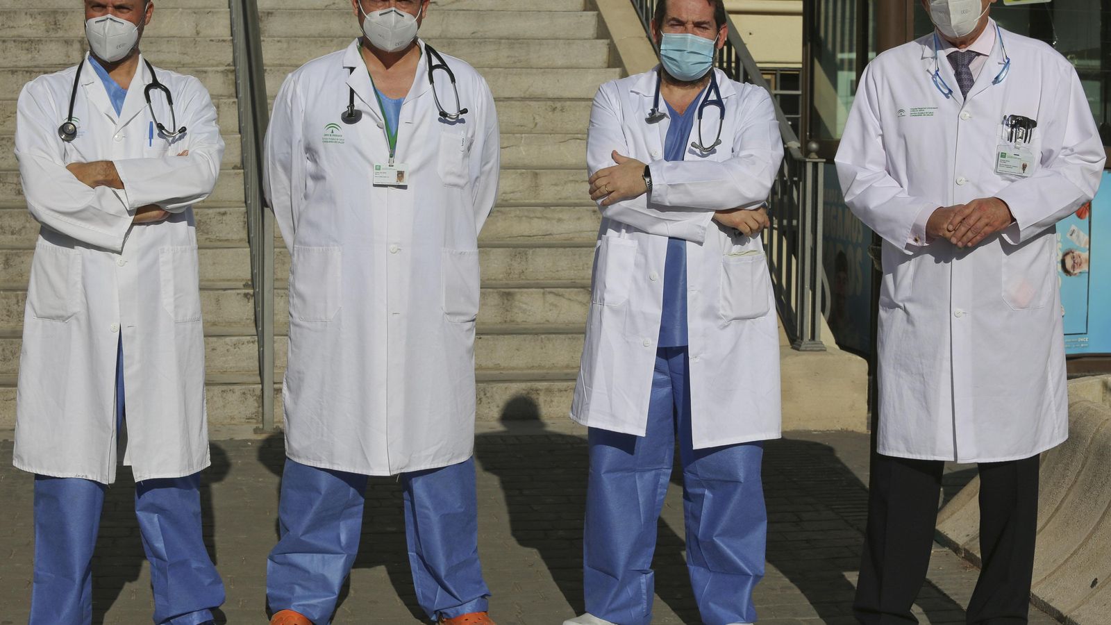 Juan Mora, Emilio Curiel, Juan Diego Ruiz y Guillermo Quesada (izq. a der.).