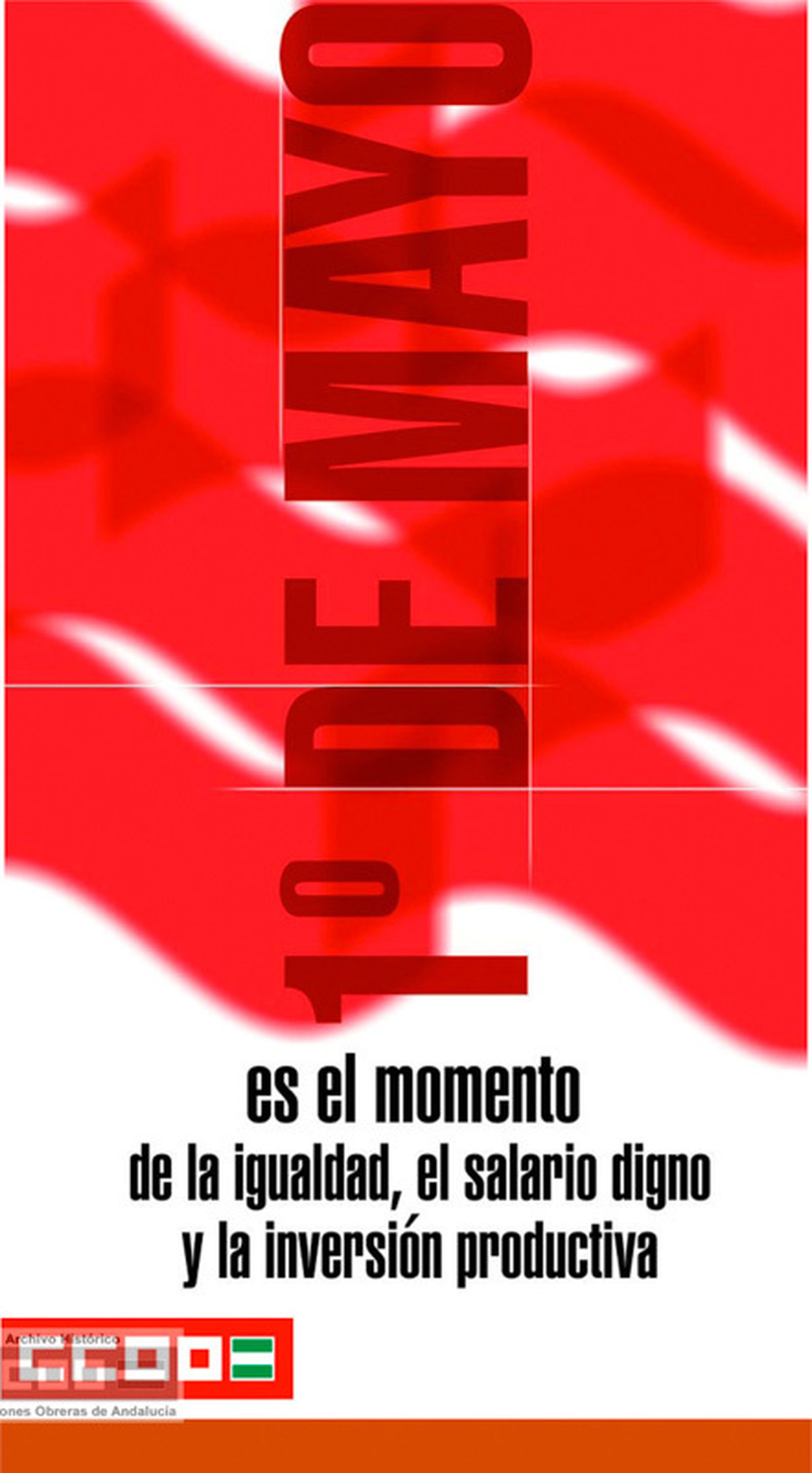 La cartelería del 1 de Mayo en Andalucía