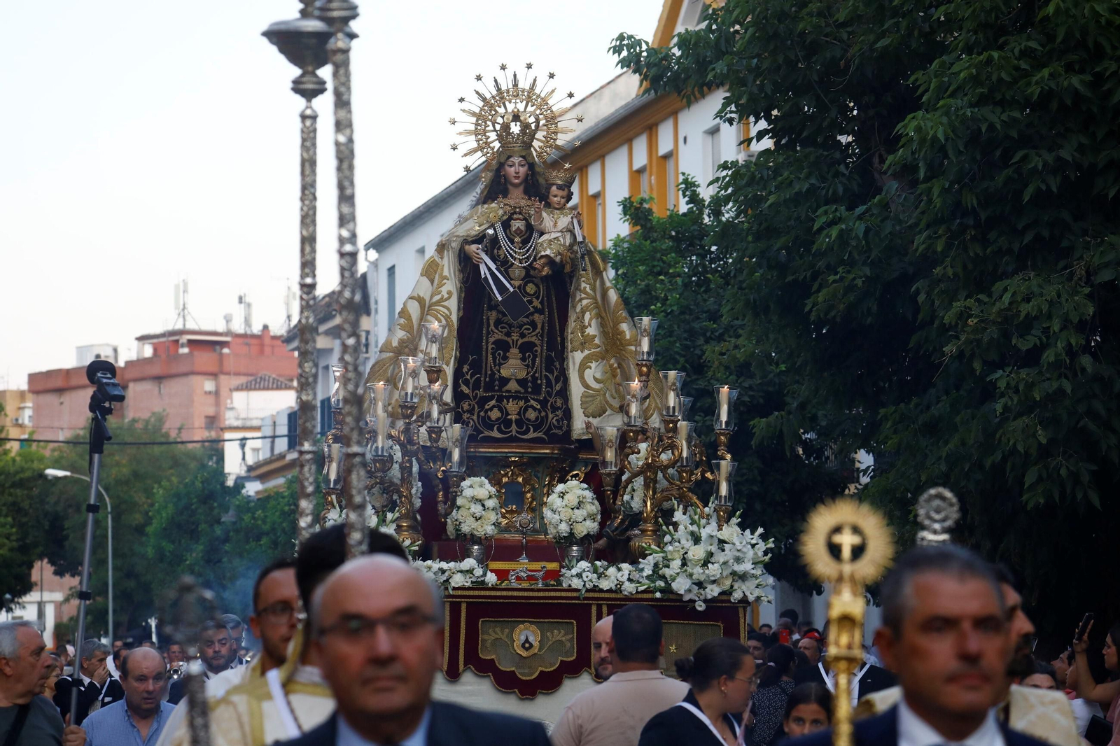 La procesión de la Virgen del Carmen de Puerta Nueva de Córdoba, en imágenes