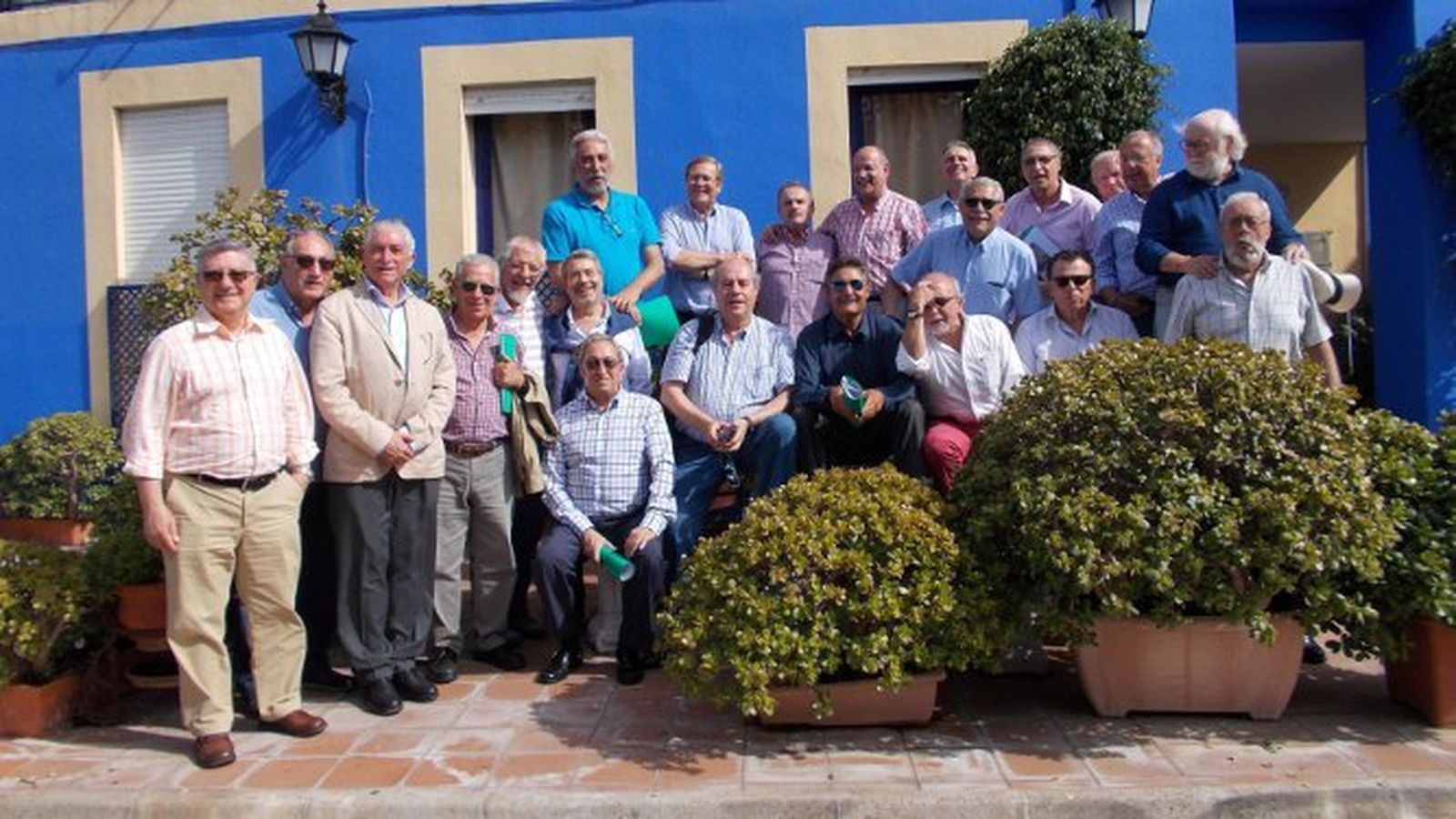 Salvador Repeto, Antonio Rosado, Antonio Gómez de Barreda, Antonio Moreno Aparicio, Miguel Villanueva, Ángel Arenas, José Luis Tejada, Fernando Rodríguez Murillo, Jesús Blasco, Antonio Fernández Repeto, Pizca Roji, Manuel Ragel, Manuel Bocanegra, Miguel Fernández Melero, José María Fernández Portillo, Francisco Meléndez, Andrés Mariscal, Antonio Morales e Ignacio Alcina del Cuvillo.