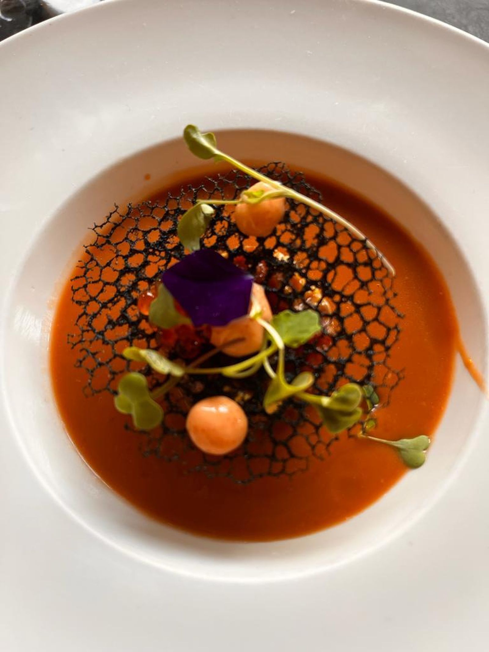 Uno de los platos servidos.