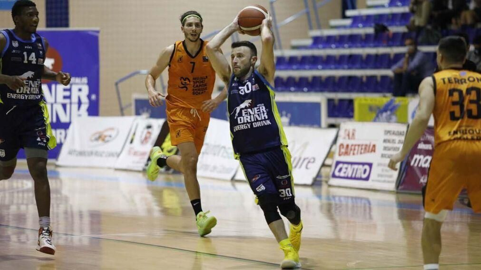 Miki Ortega, en el último partido de Udea la pasada temporada.