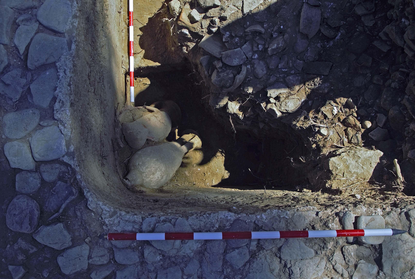 Fotos de la visita de Arturo Bernal al enclave arqueológico de Carteia.