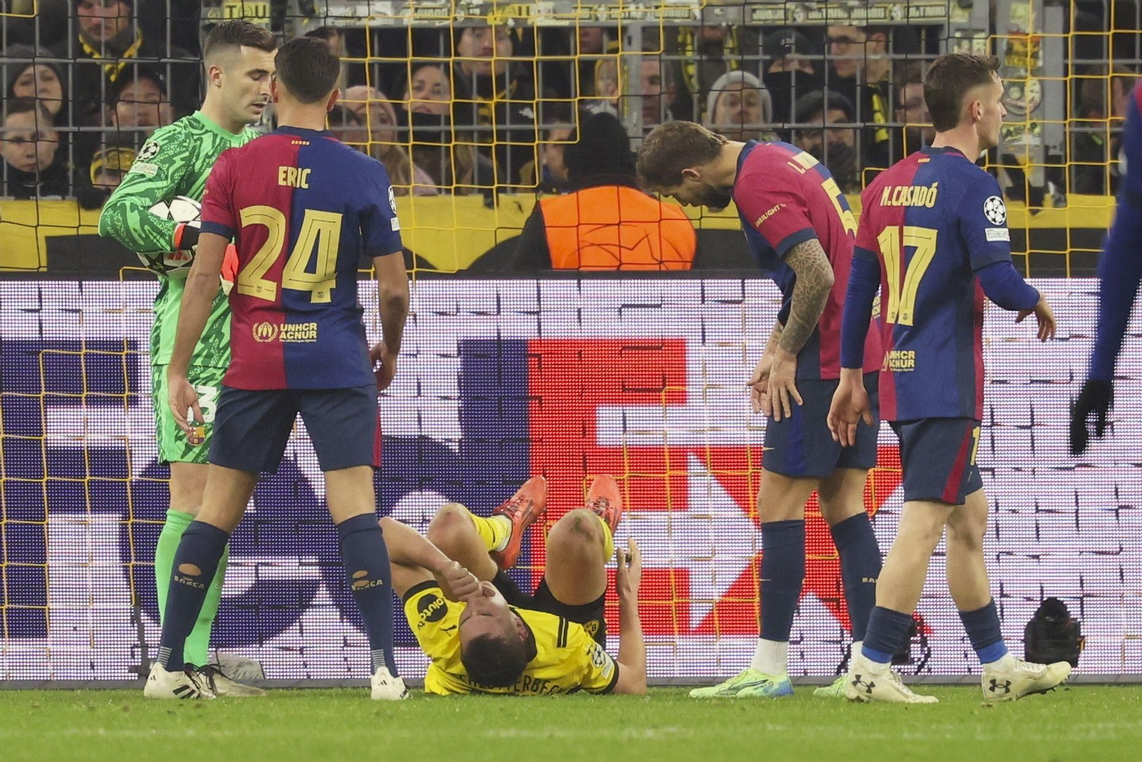Las imágenes del Borussia Dortmund - Barcelona