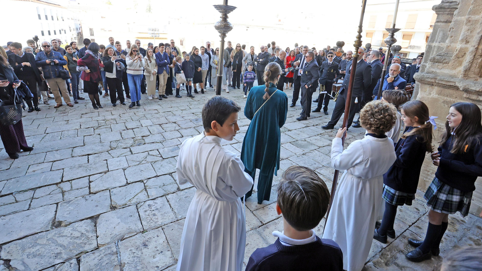 Procesión de la Virgen de la Inmaculada Concepción por las calle de Jerez