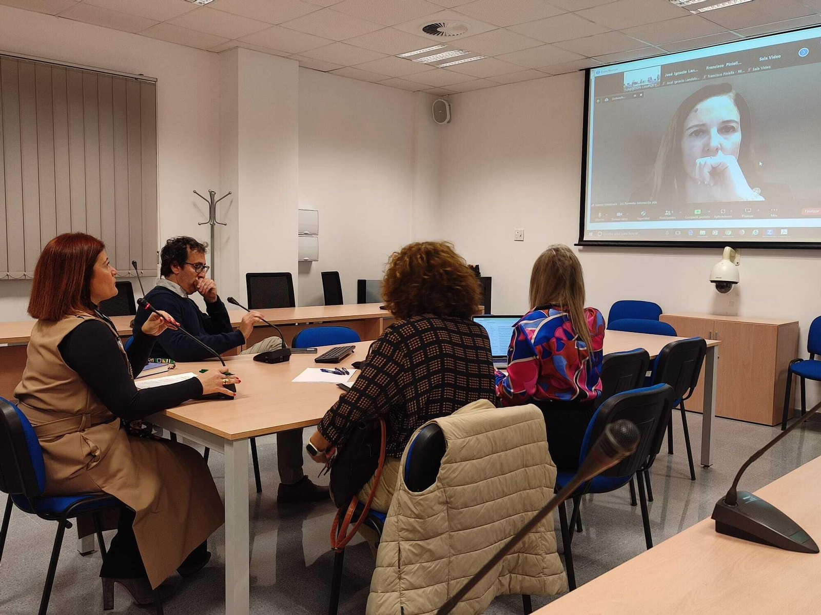 La reunión del patronato de la Fundación Campus Tecnológico, este lunes.