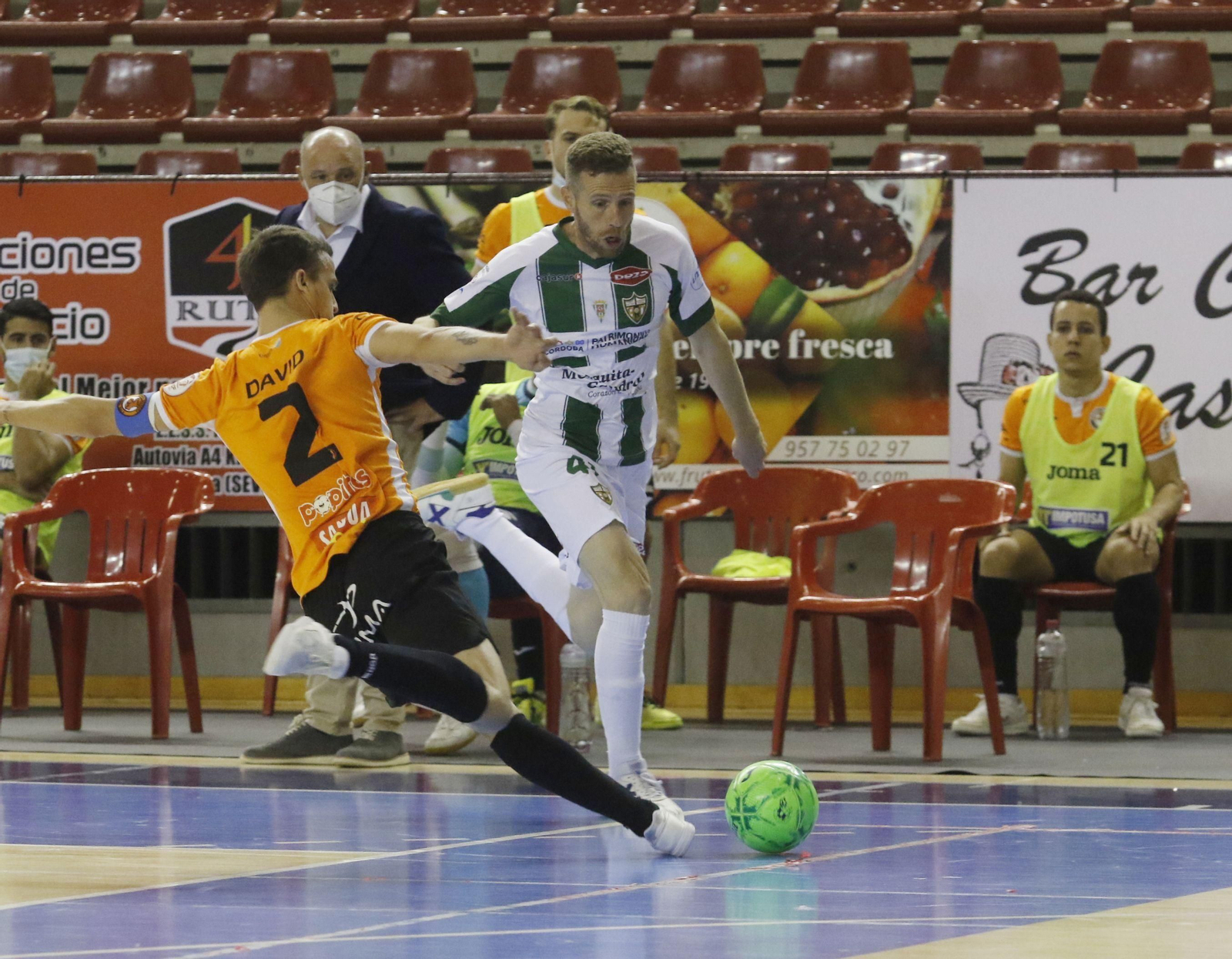 La derrota del Córdoba Futsal ante el Ribera Navarra, en imágenes