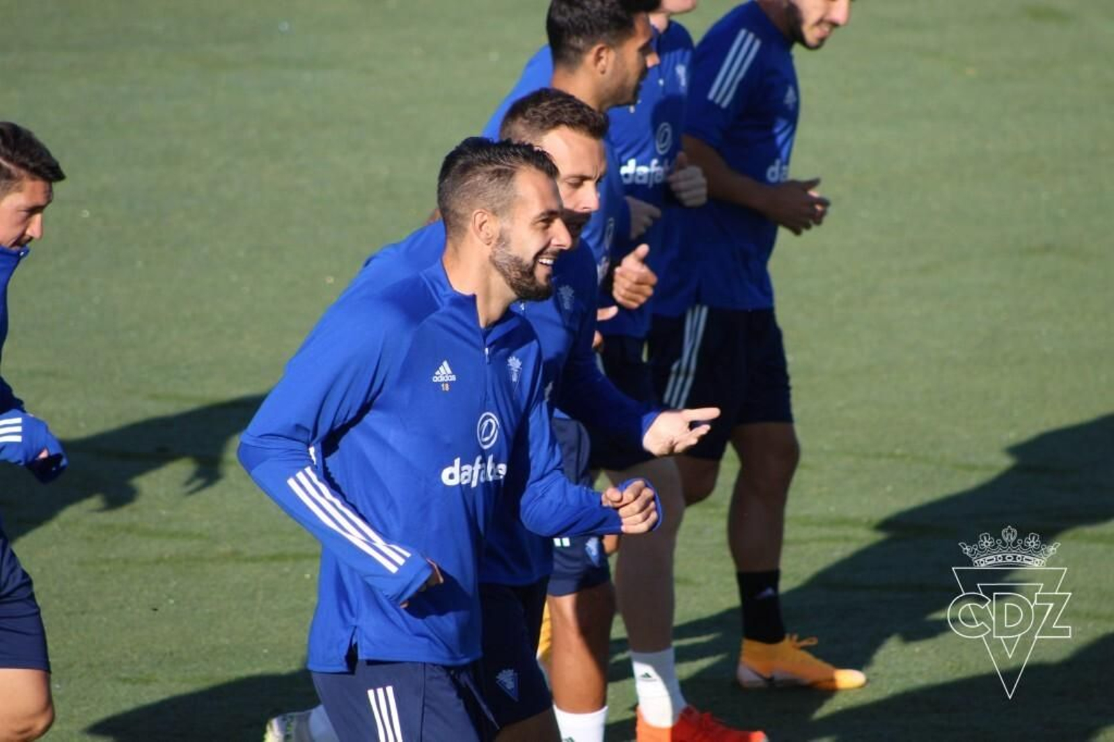 Negredo, durante un entrenamiento.