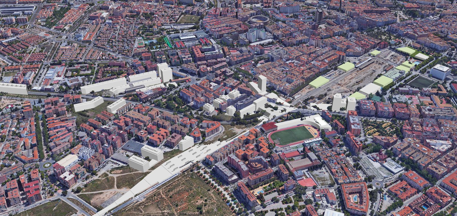 Recreación del proyecto Atrio Granada del arquitecto Juan Pablo Canales.