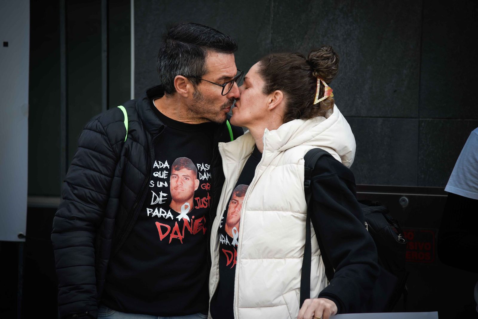 La protesta de los familiares de Daniel, en imágenes