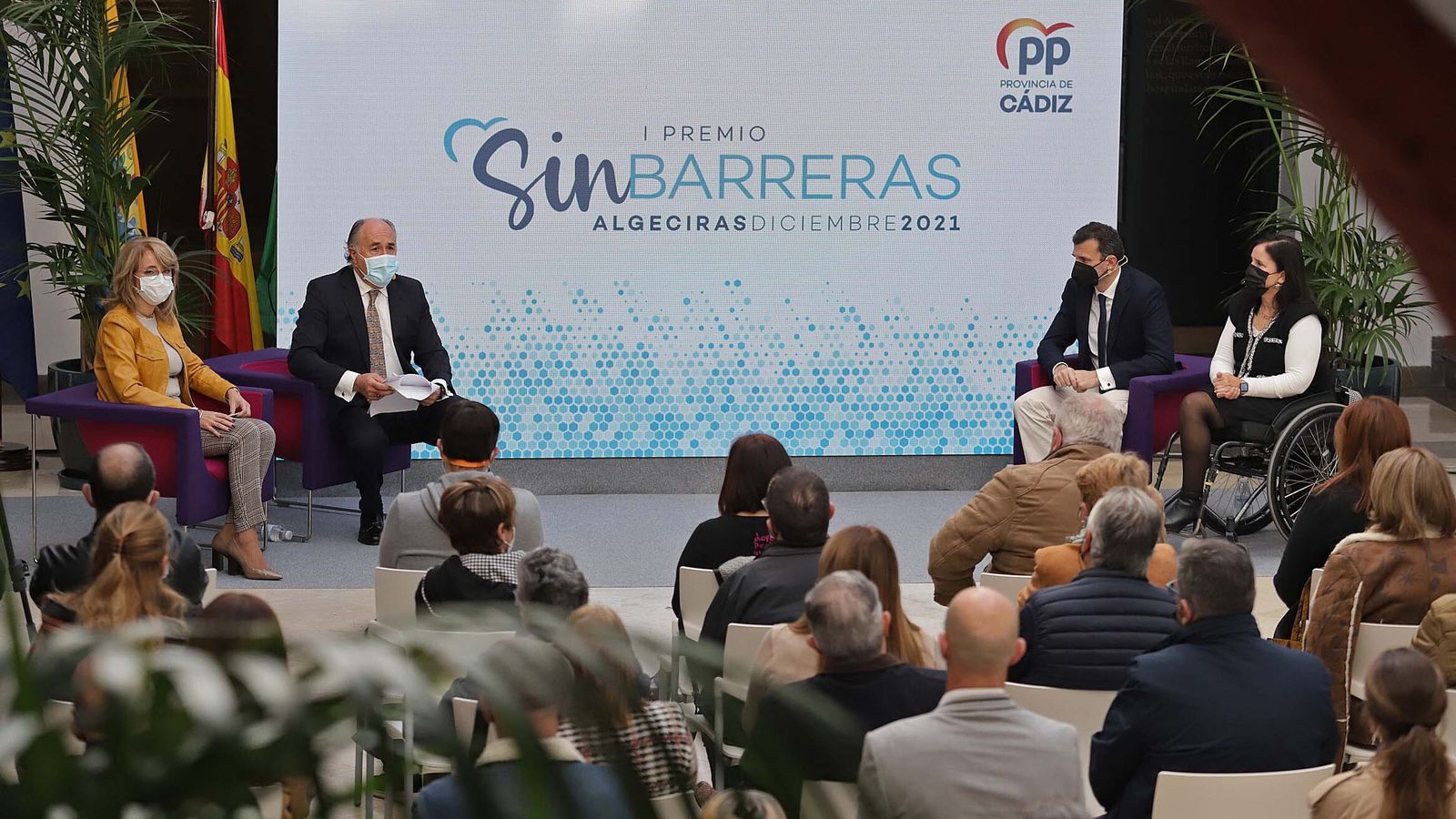Fotos de la entrega del I Premio Sin Barreras  en Algeciras