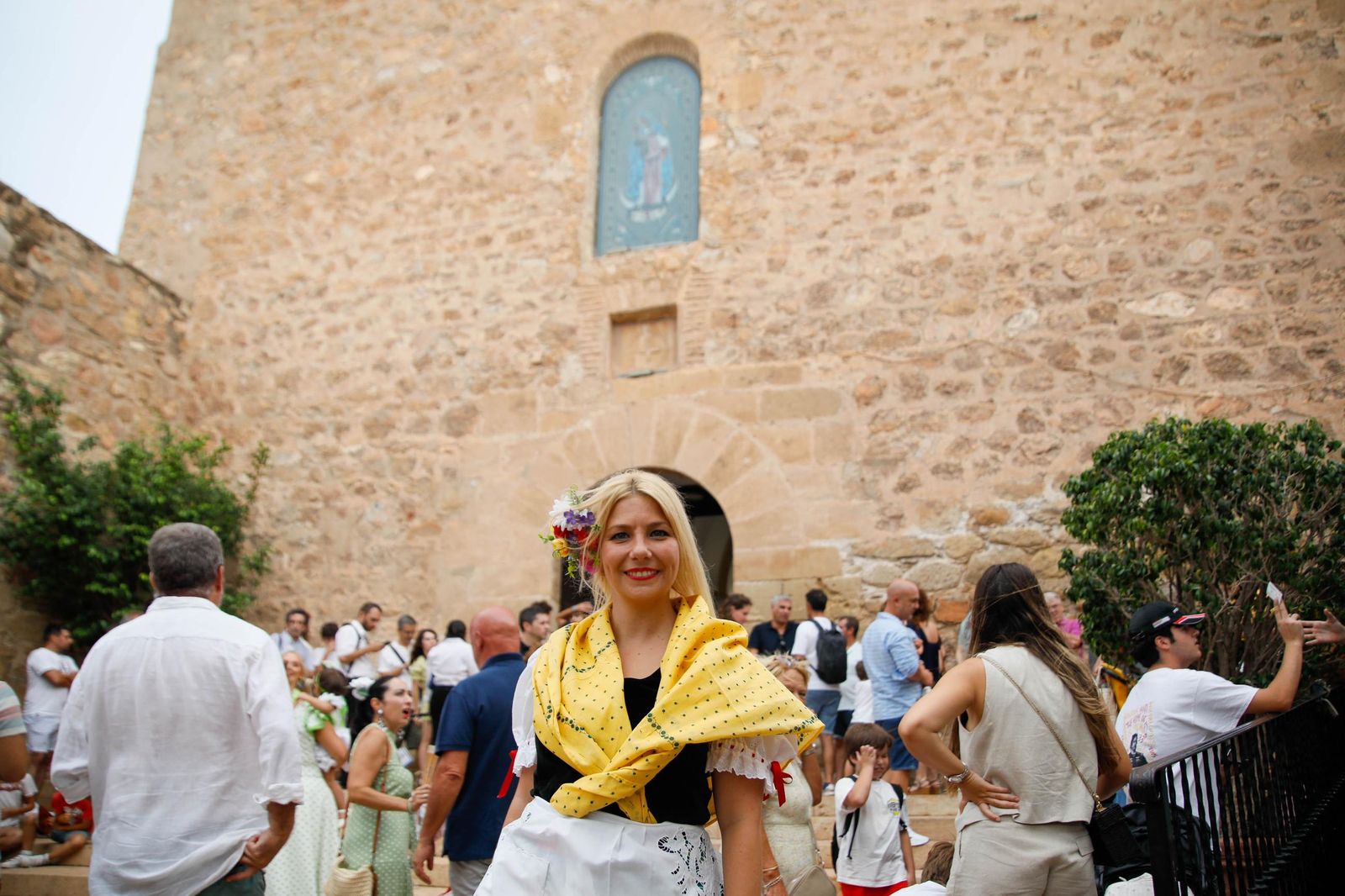 La Subida del Agua de las fiestas de Mojácar, en imágenes