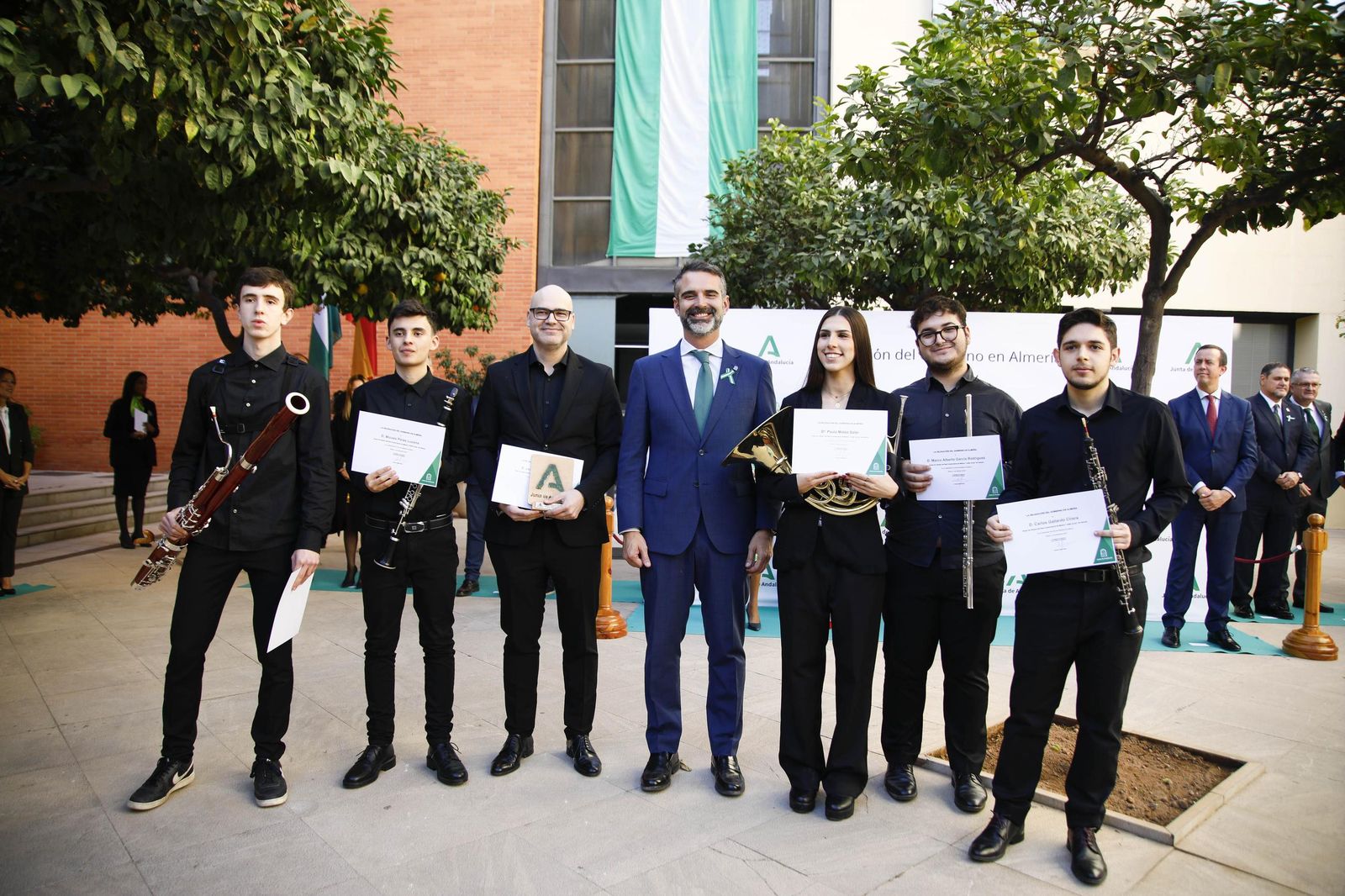 El día de la bandera de Andalucía celebrado en Almería, en imágenes